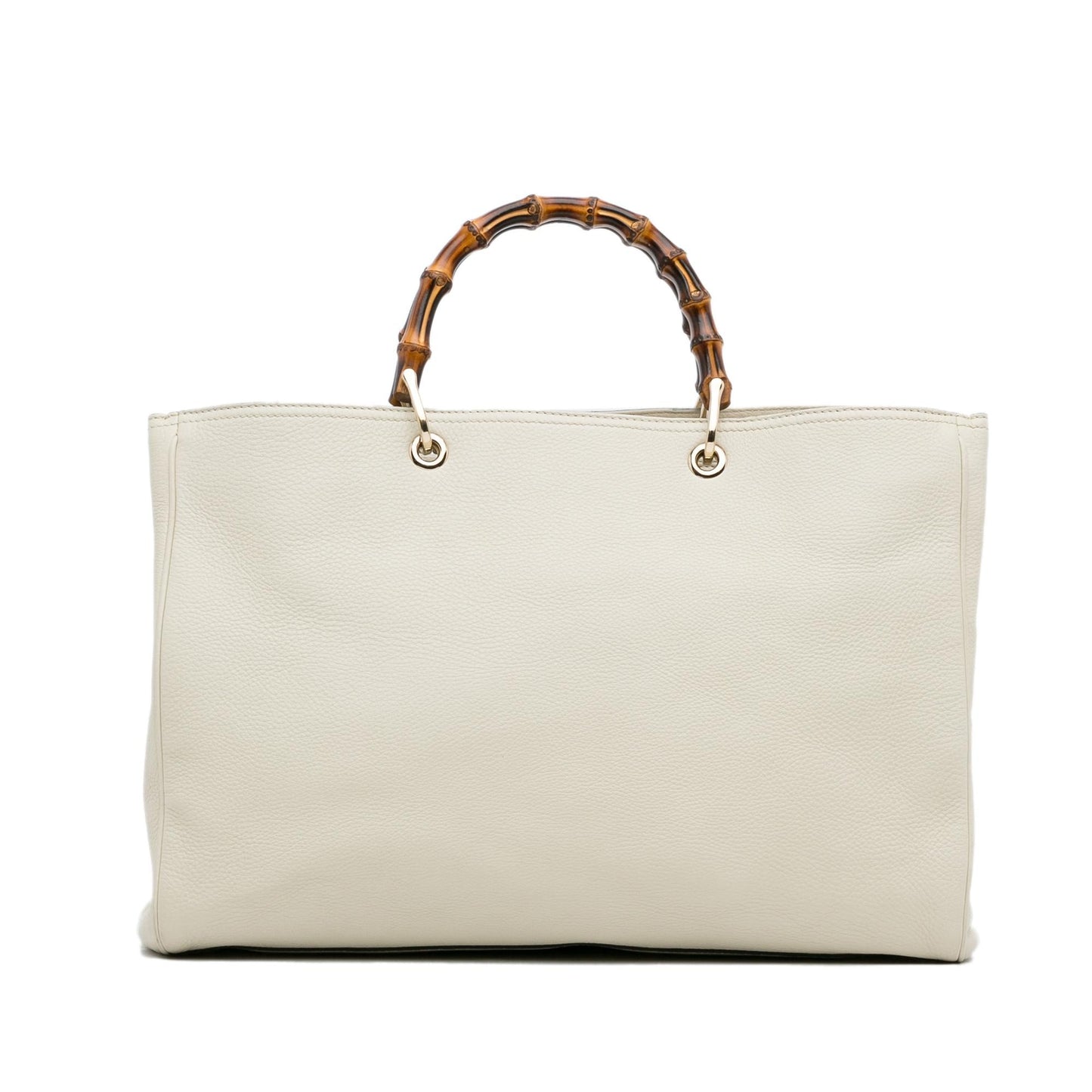 Gucci Bamboo Shopper SHG-xsngj8 Calf White Large Satchel Bag