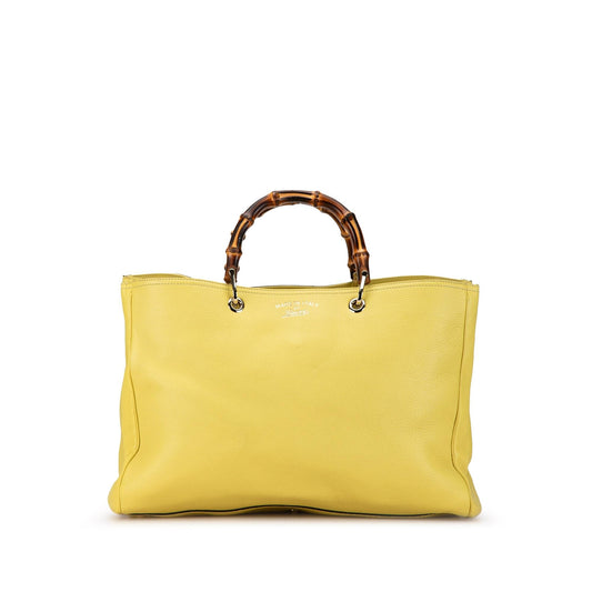 Gucci Bamboo Shopper SHG-ageQGN Calf Calfskin Large Satchel Bag