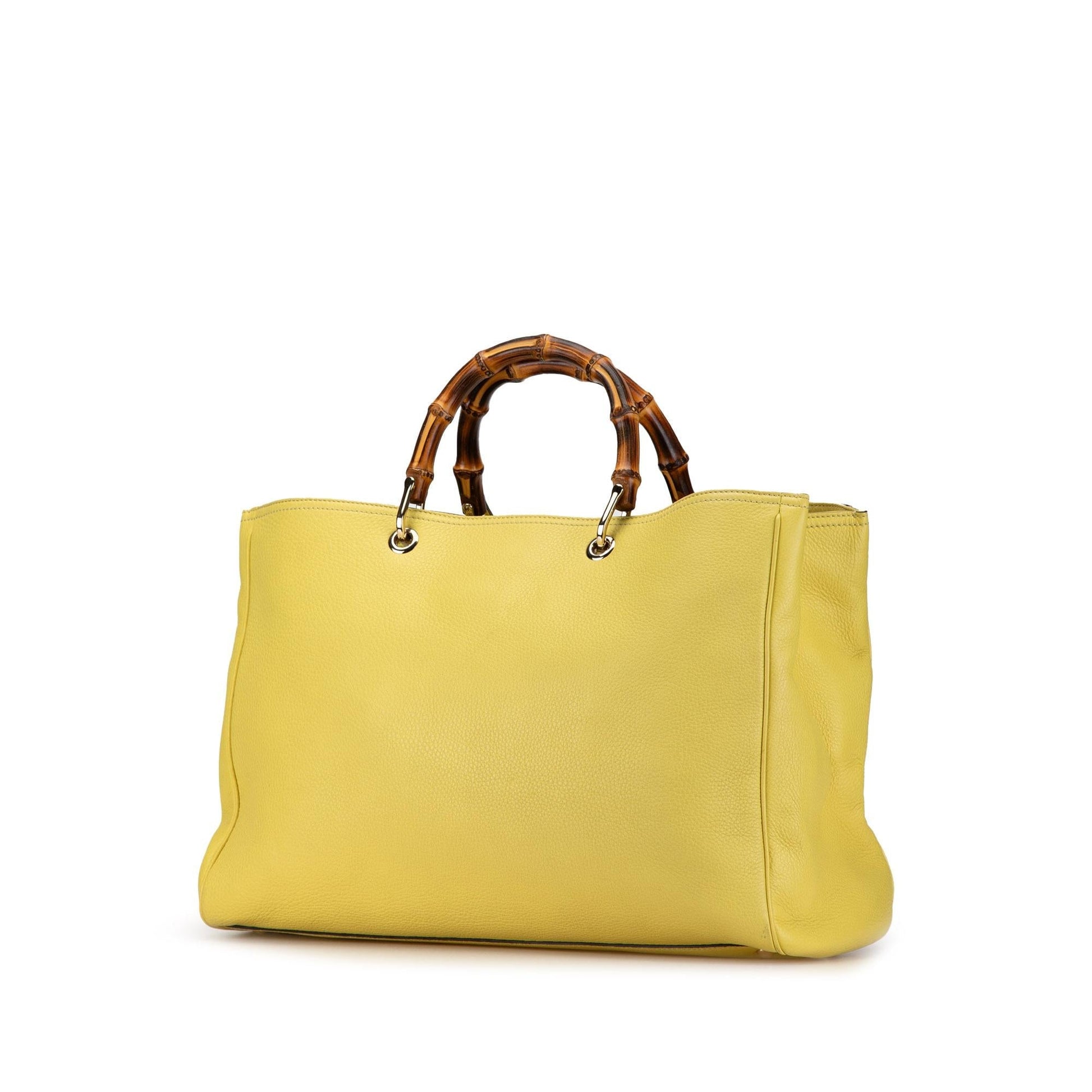 Gucci Bamboo Shopper SHG-ageQGN Calf Calfskin Large Satchel Bag