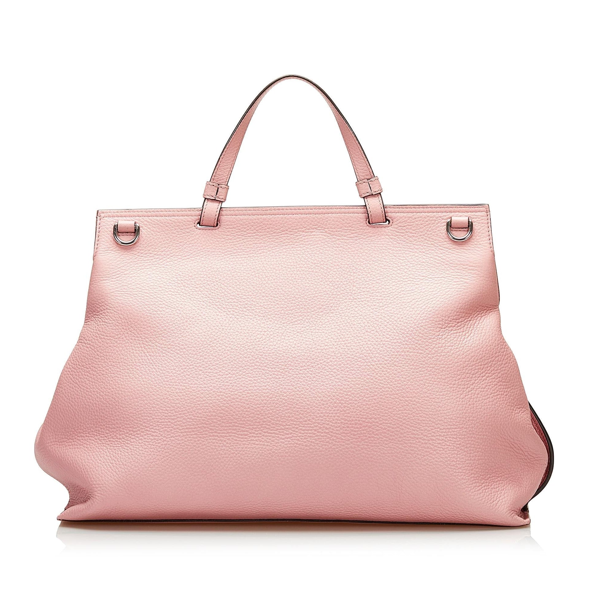 Gucci Daily SHG Calf Pink Large Satchel Bag