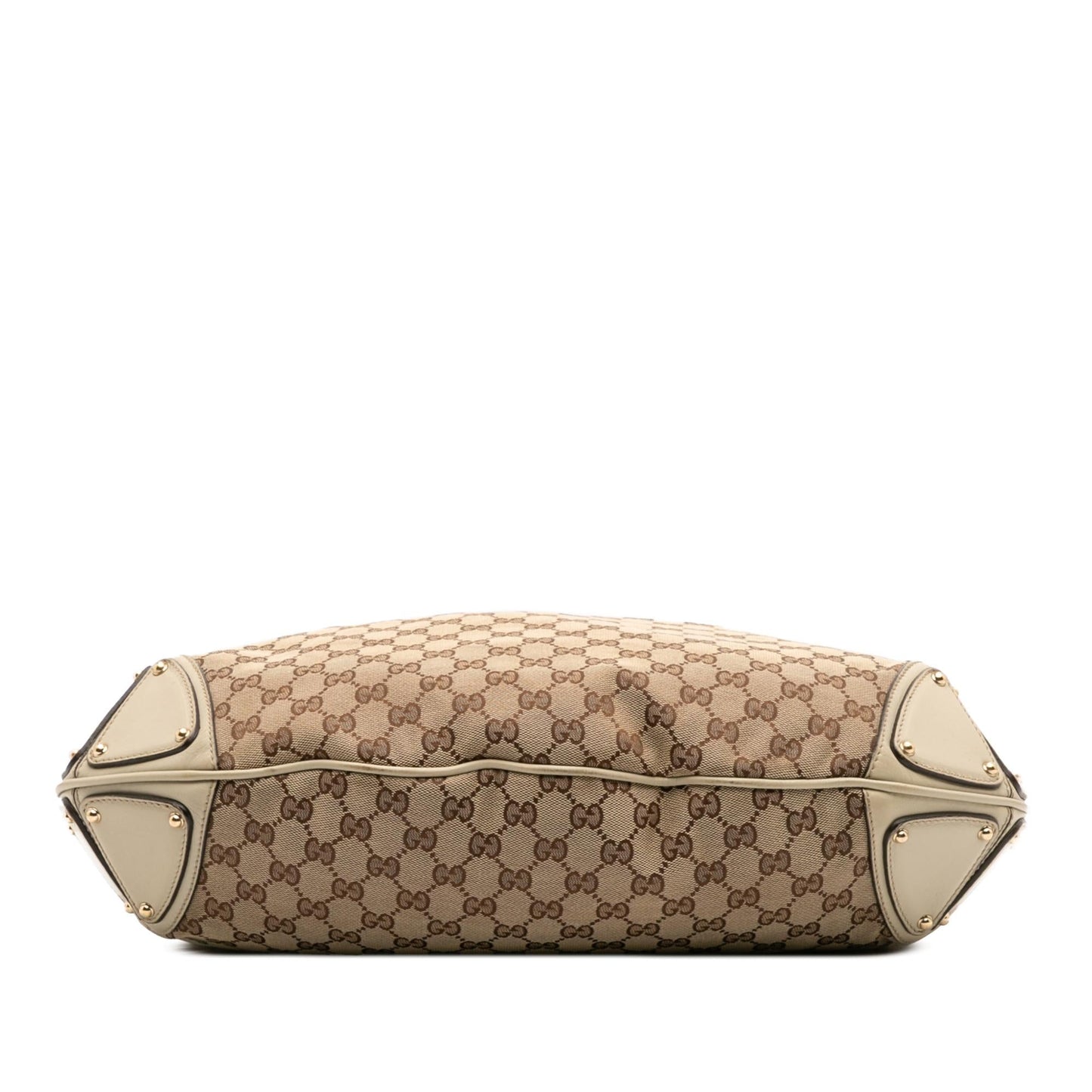 Gucci GG Bamboo Indy Canvas Large Shoulder Bag