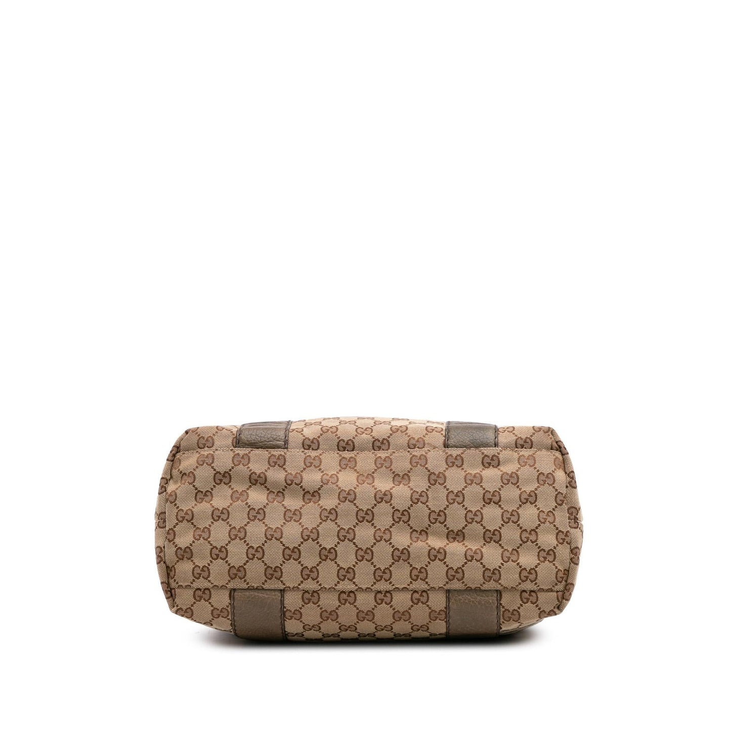 Gucci GG Bamboo Libeccio Canvas Calf Brown Large Tote Bag Tote 1