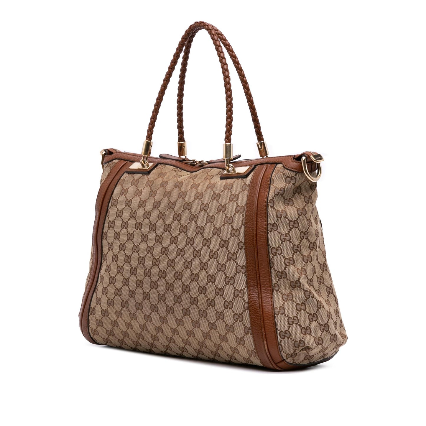 Gucci GG Bella Canvas Large Travel Bag Satchel 1