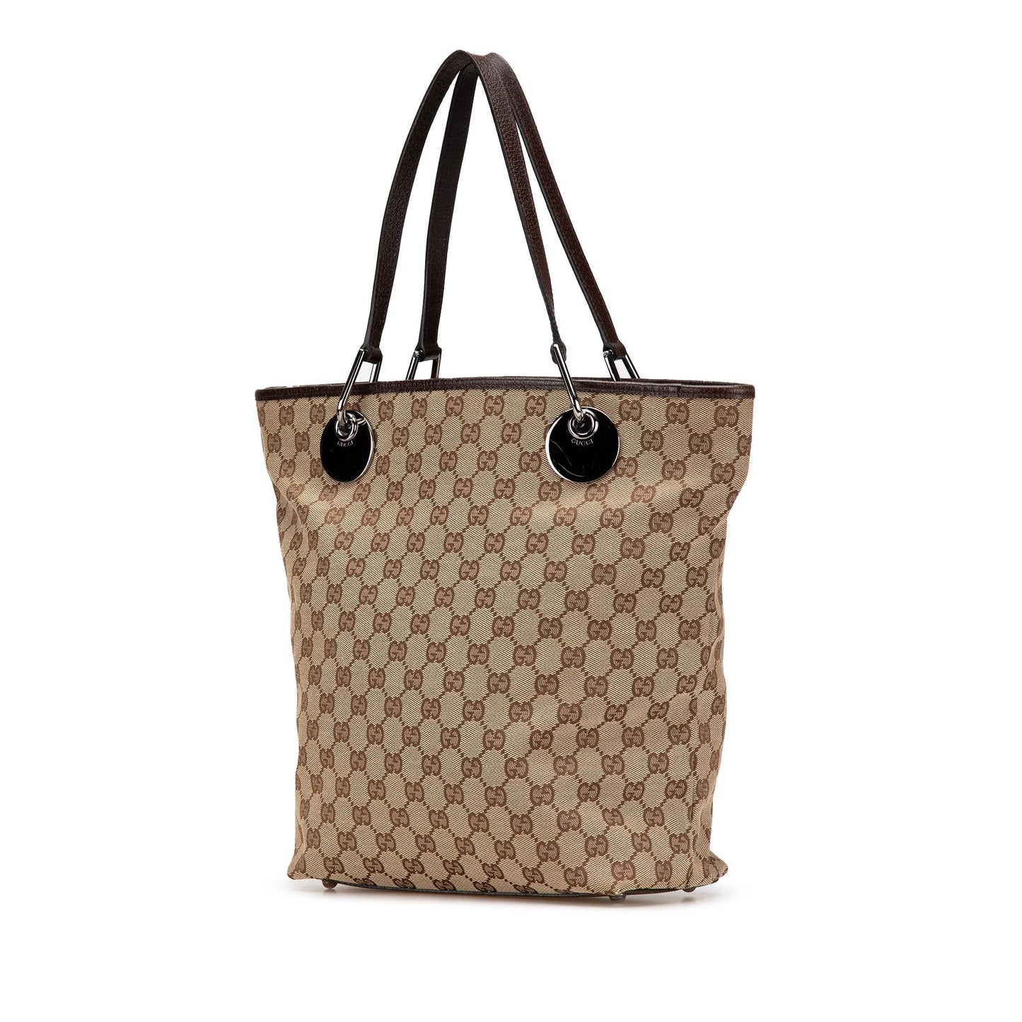 Gucci GG Eclipse Canvas Brown Large Tote Bag