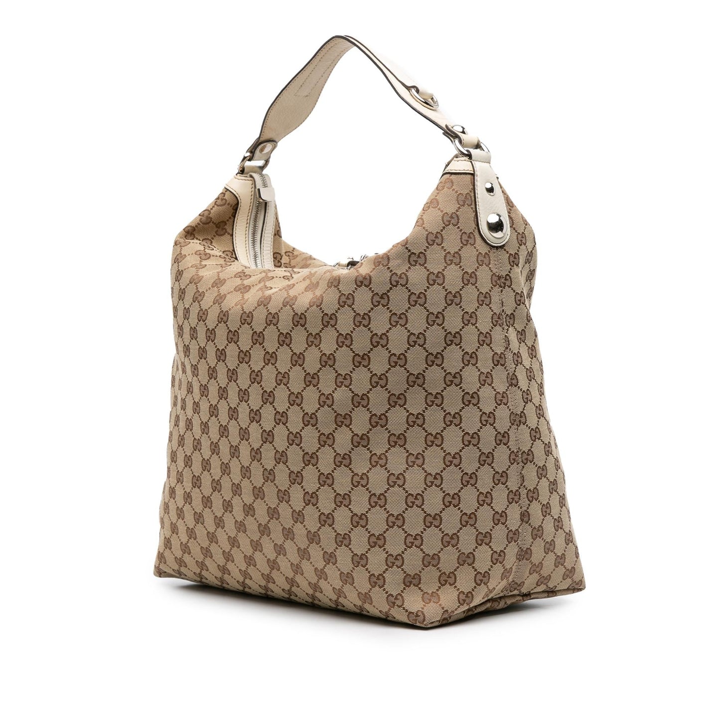 Gucci GG Icon Bit Canvas Large Shoulder Bag