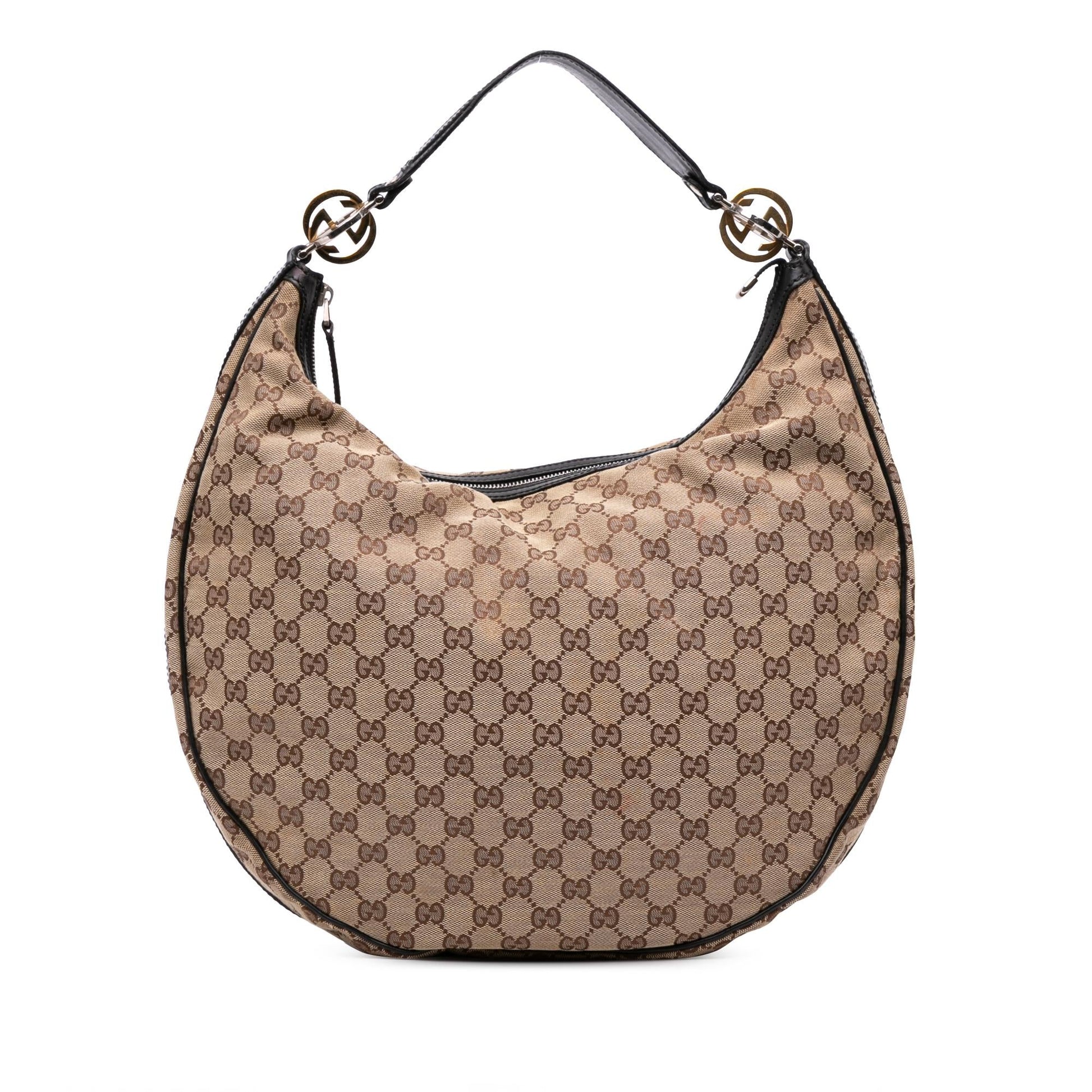 Gucci GG Twins Canvas Large Shoulder Bag