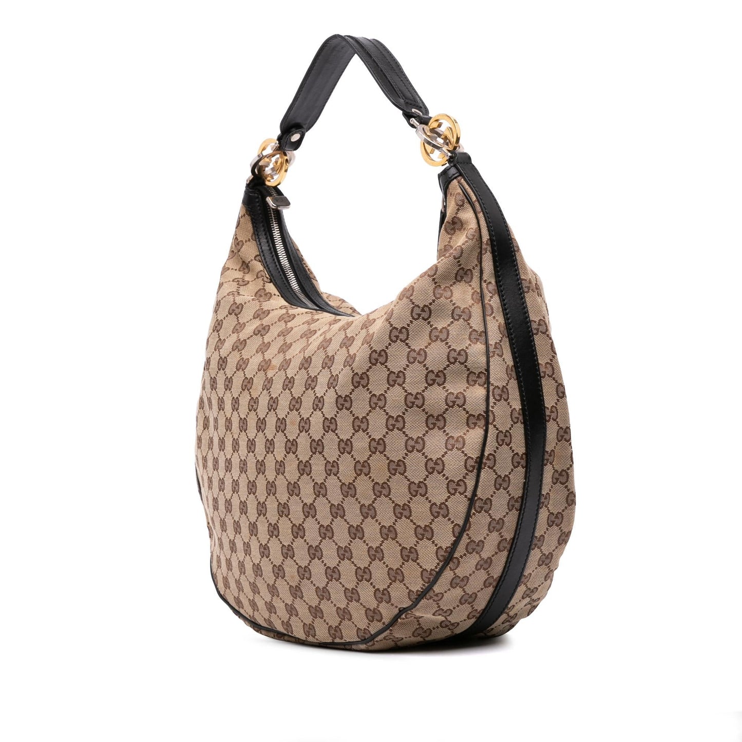 Gucci GG Twins Canvas Large Shoulder Bag