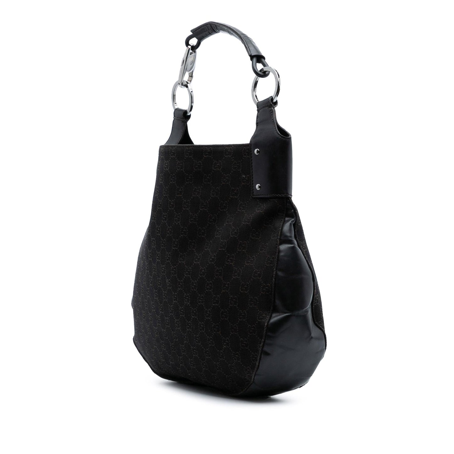 Gucci GG Denim Large Shoulder Bag