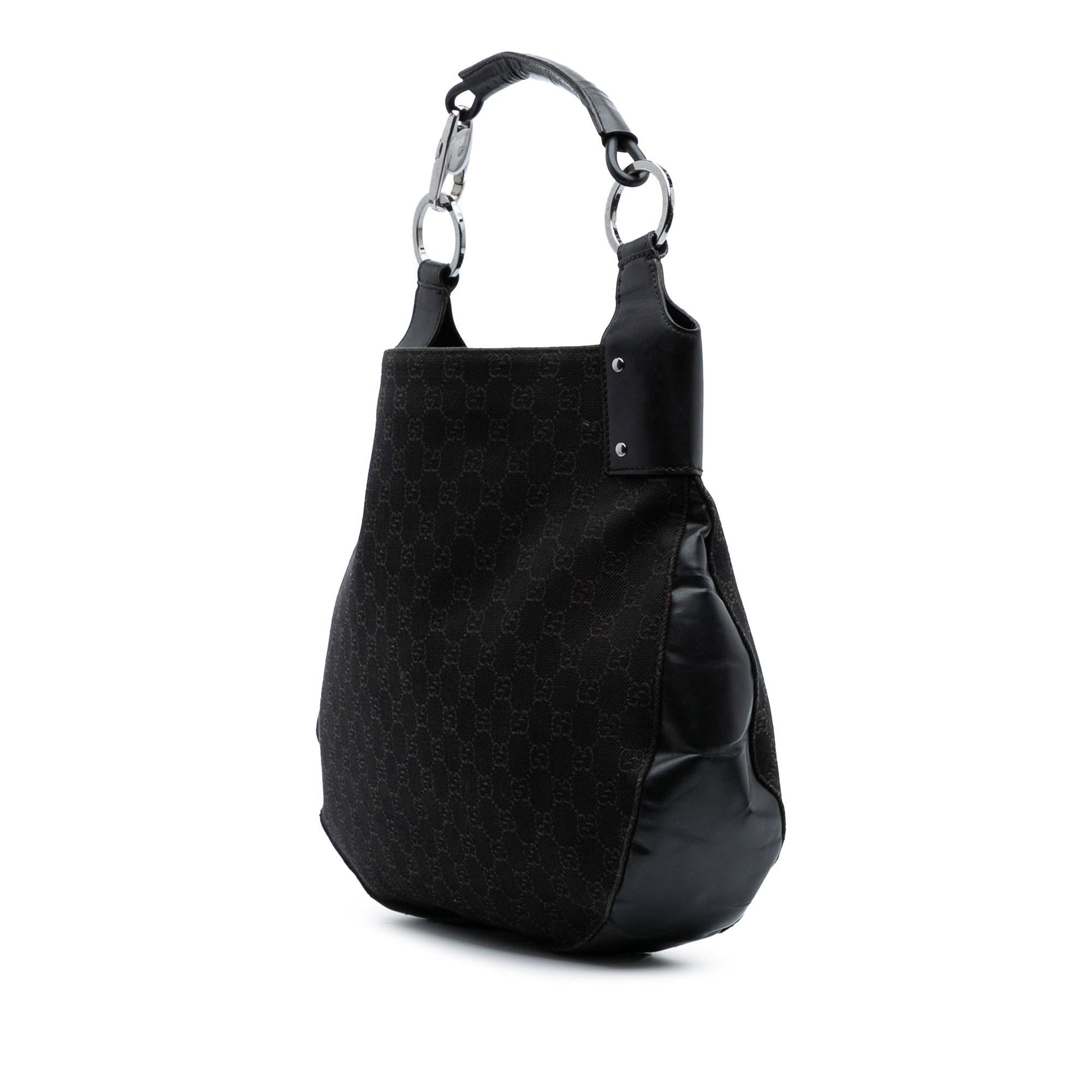 Gucci GG Denim Large Shoulder Bag