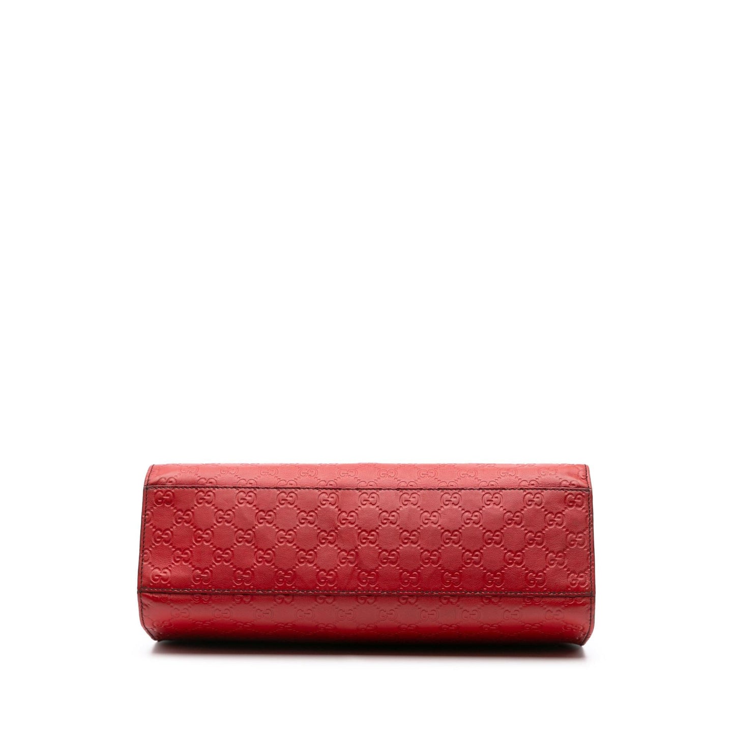 Gucci Guccissima Emily Calf Red Large Shoulder Bag Bag 4