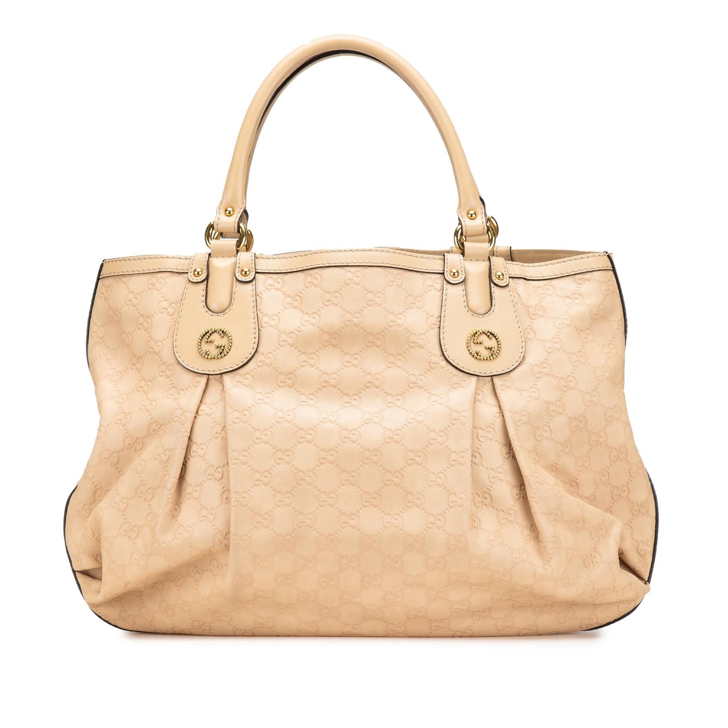 Gucci Guccissima Scarlett Calf Brown Large Tote Bag