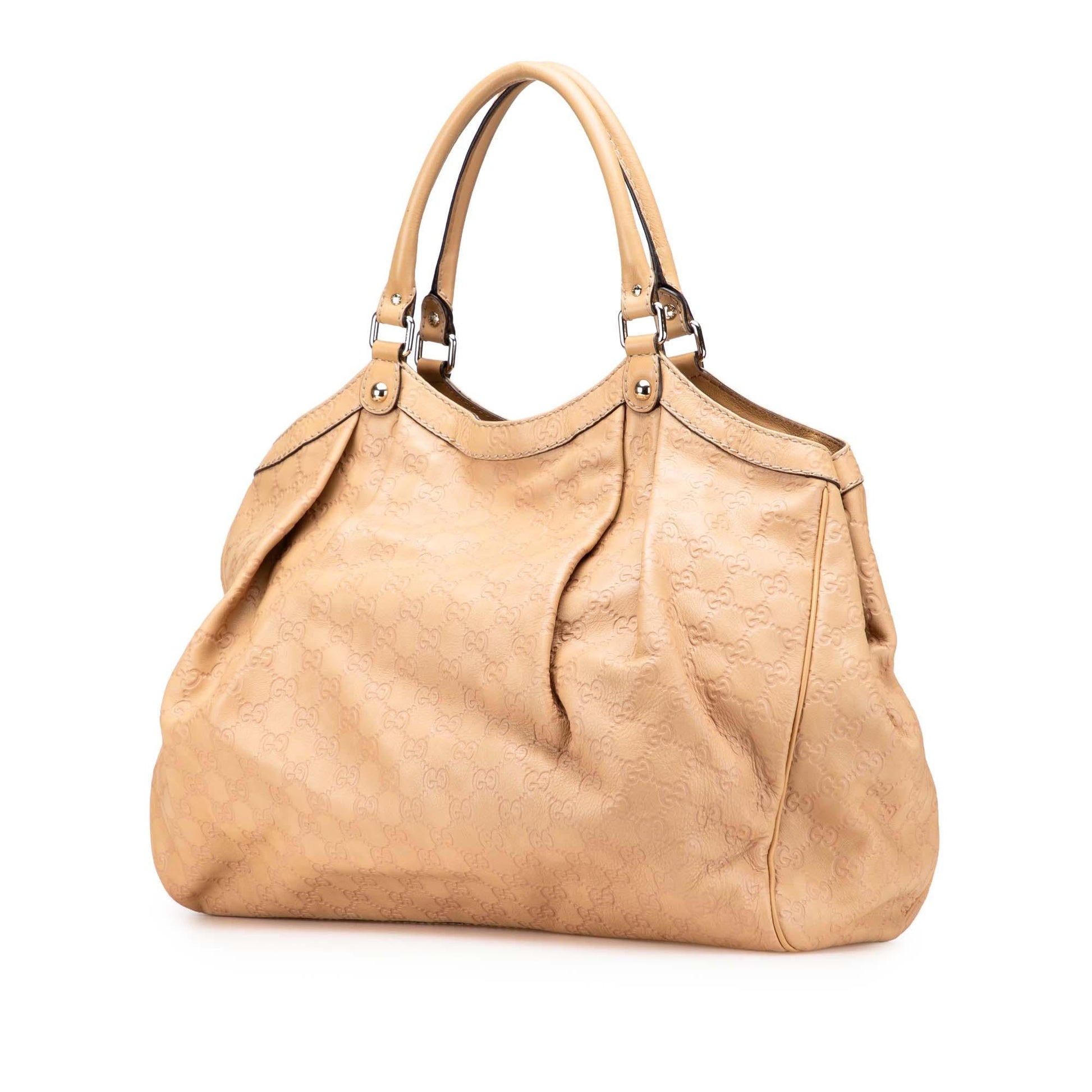 Gucci Guccissima Sukey Calf Brown Large Tote Bag
