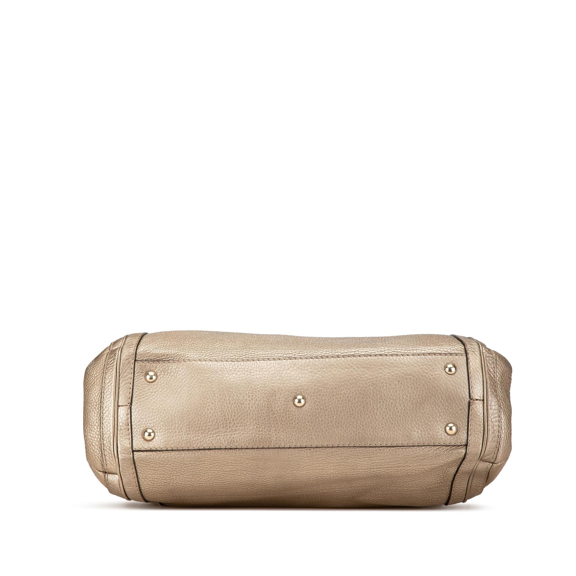 Gucci Bella Leather Large Tote Bag