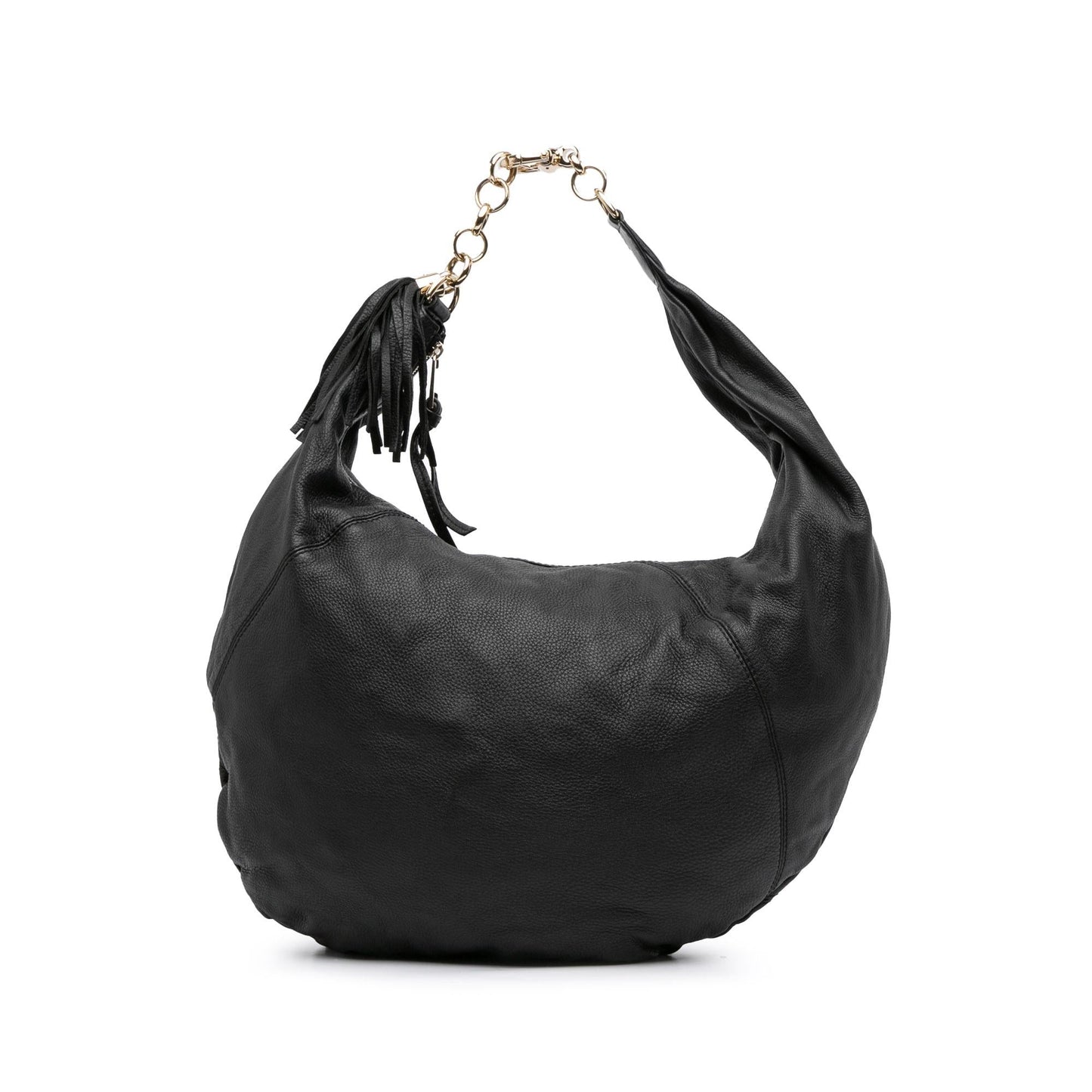 Gucci Sienna Leather Calf Black Large Shoulder Bag
