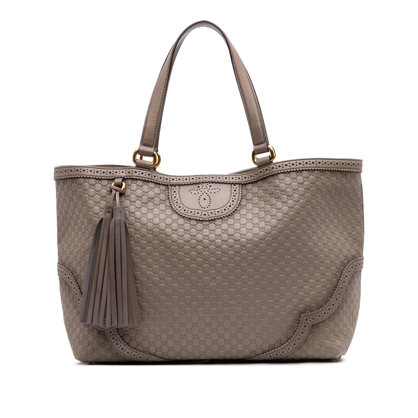 Gucci Microguccissima Brogue Duilio Large Tote Bag