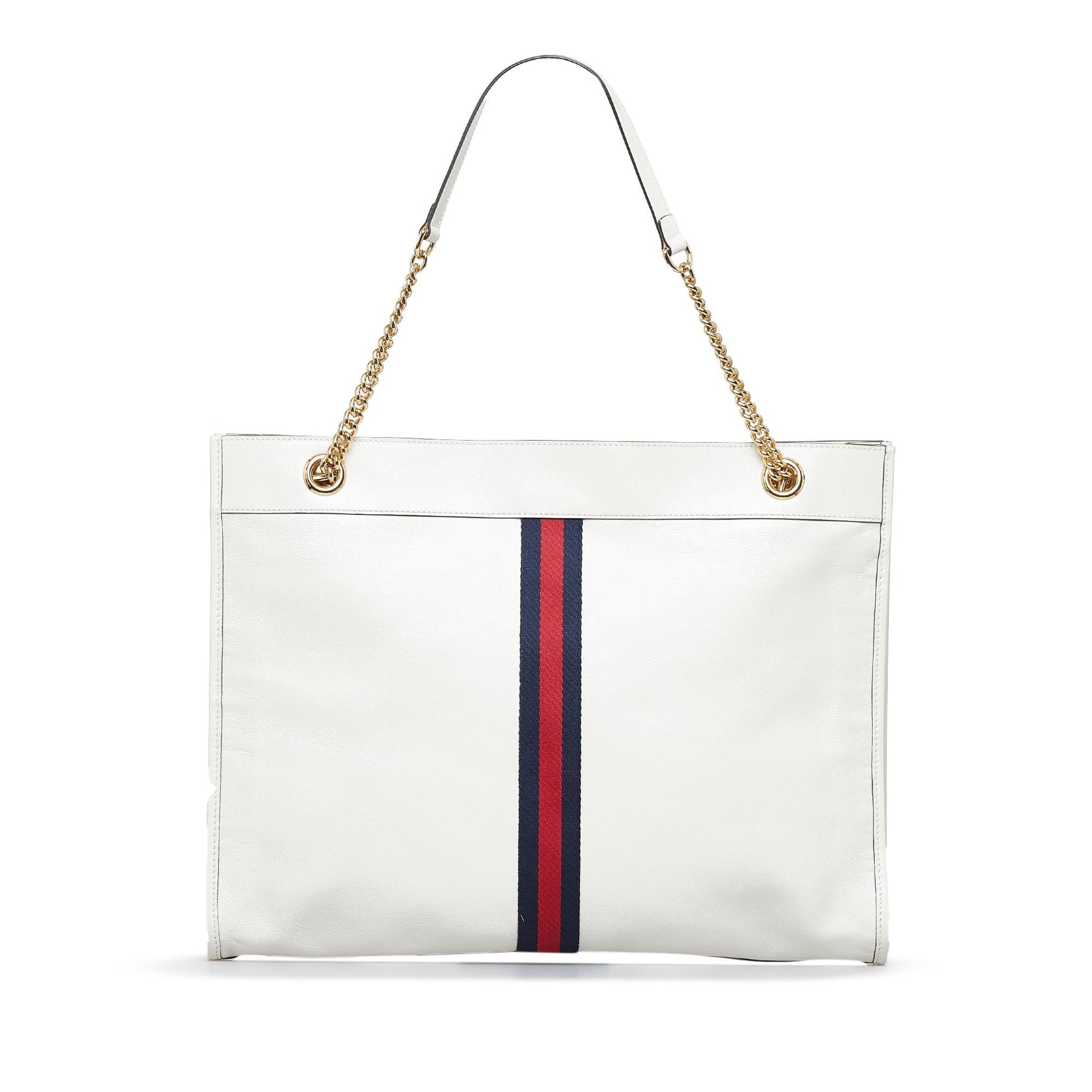 Gucci Rajah SHG-5IlZSP Calf White Large Tote Bag