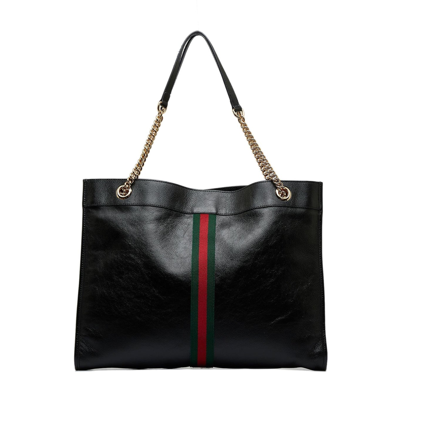 Gucci Rajah SHG-USREAG Calf Black Large Tote Bag