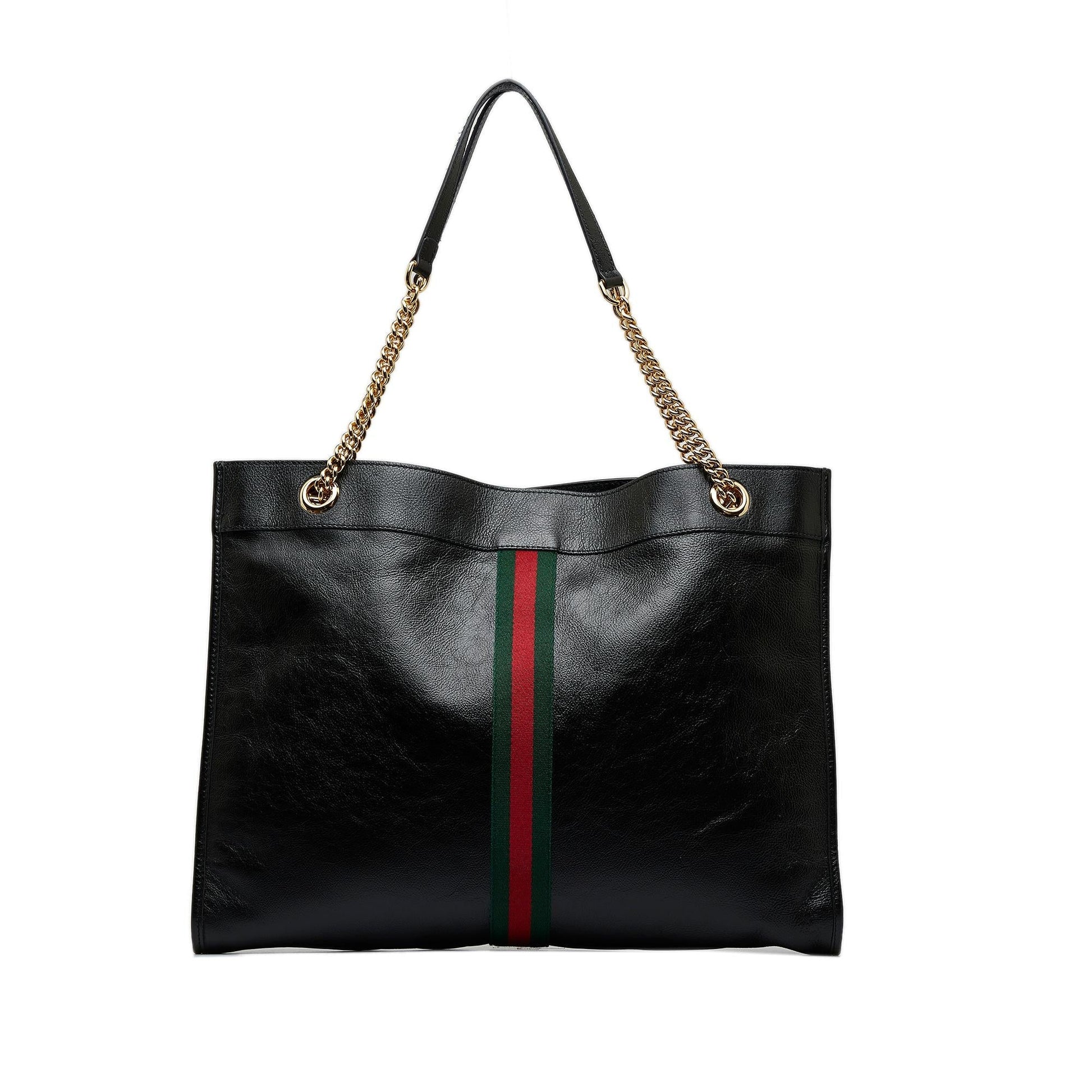 Gucci Rajah SHG-USREAG Calf Black Large Tote Bag