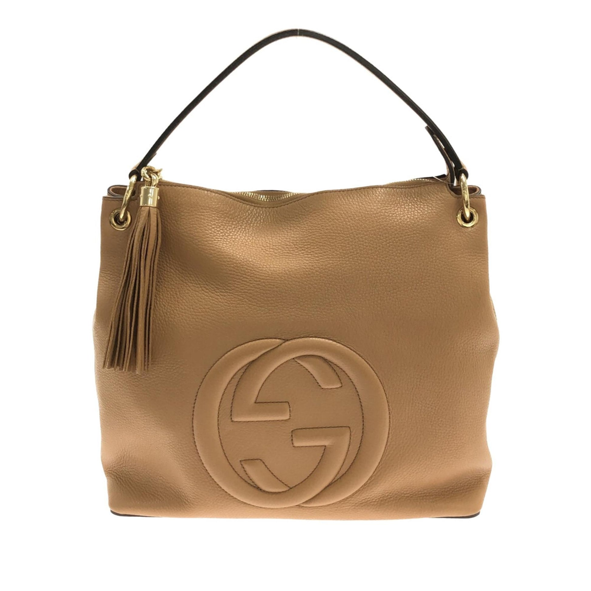 Gucci Soho Convertible SHG-Lm7hrU Calf Brown Large Satchel Bag