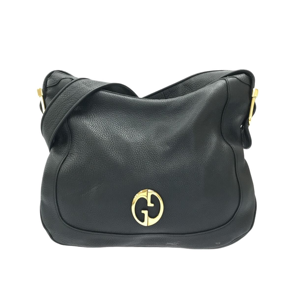 Gucci SHG-mBmb6D Leather Calf Black Crossbody Bag