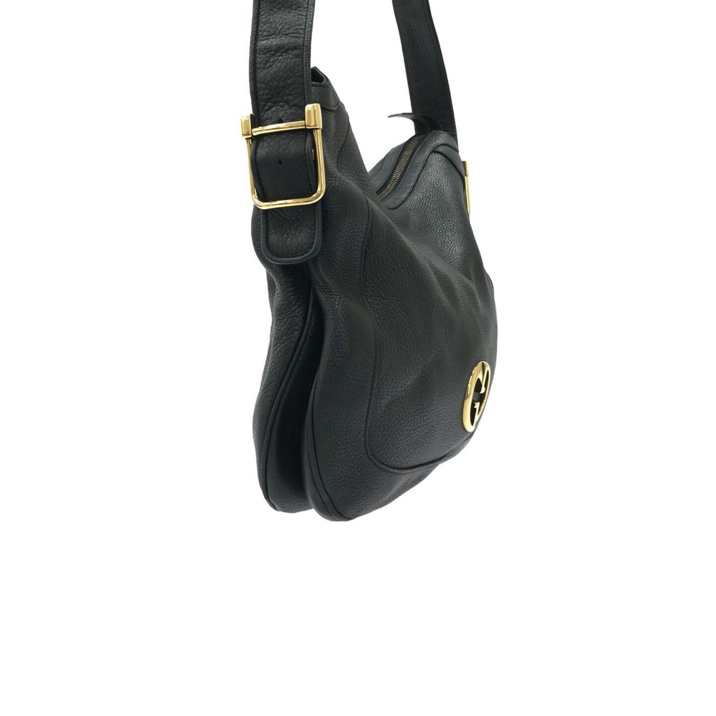 Gucci SHG-mBmb6D Leather Calf Black Crossbody Bag