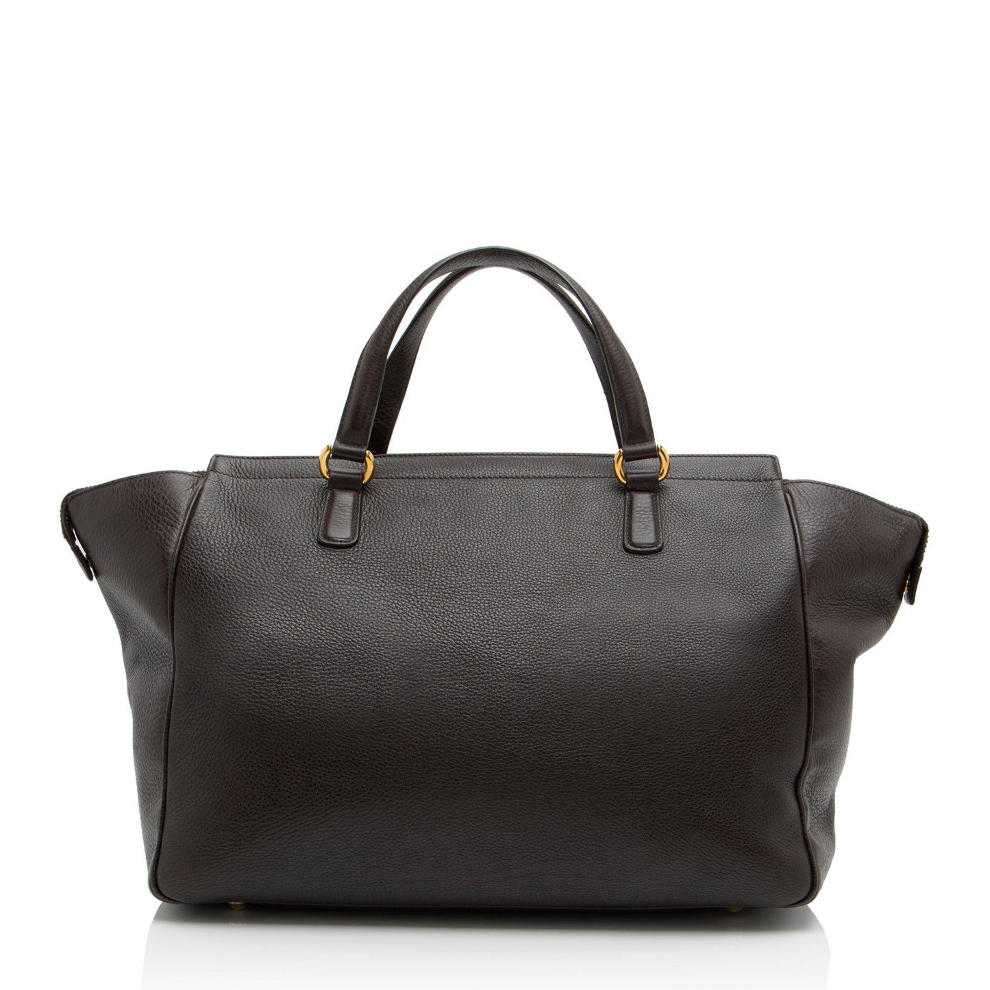 Gucci Leather Shf Wgqgd0 Brown Medium Tote Bag