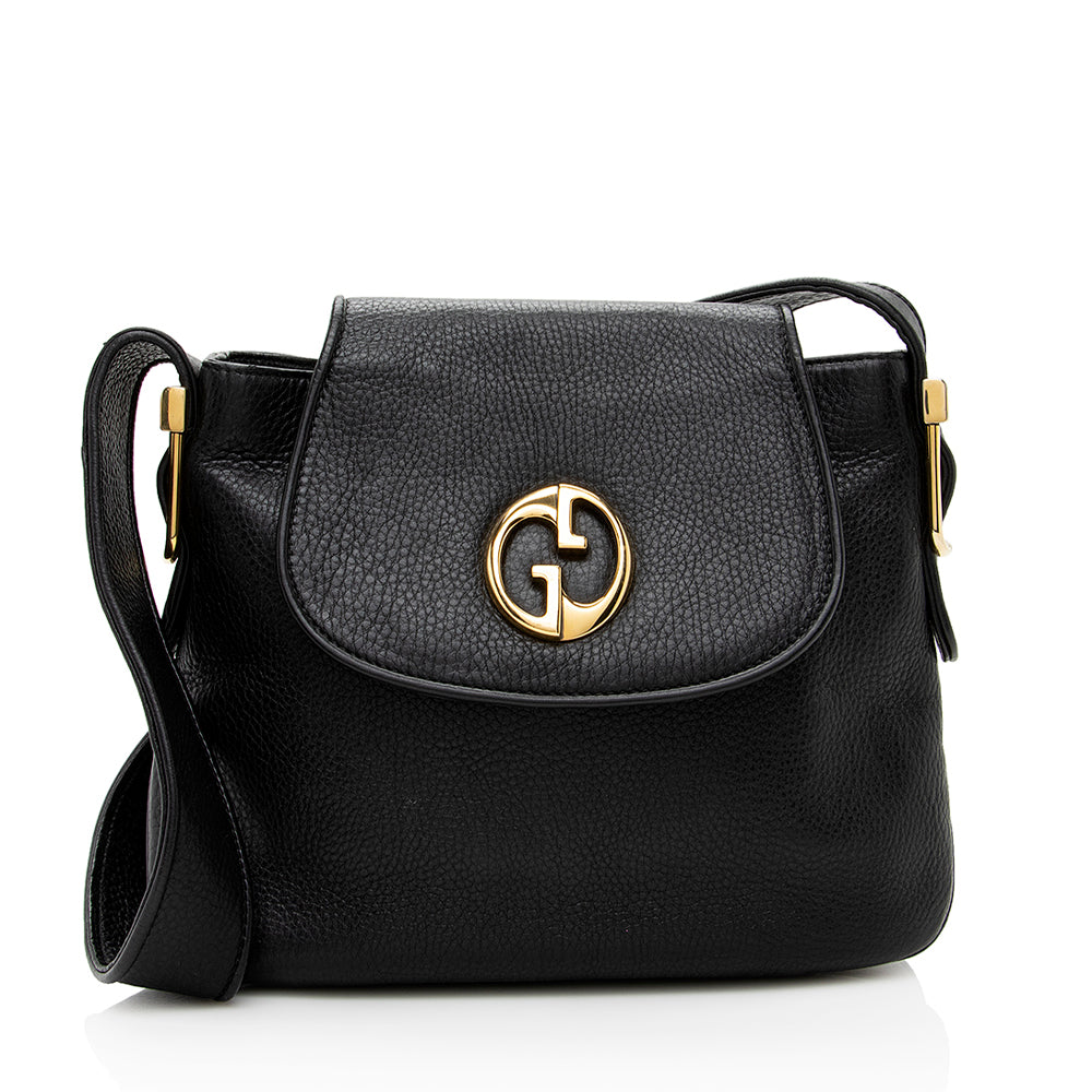 Gucci FINAL SHF Leather Black Shoulder Bag