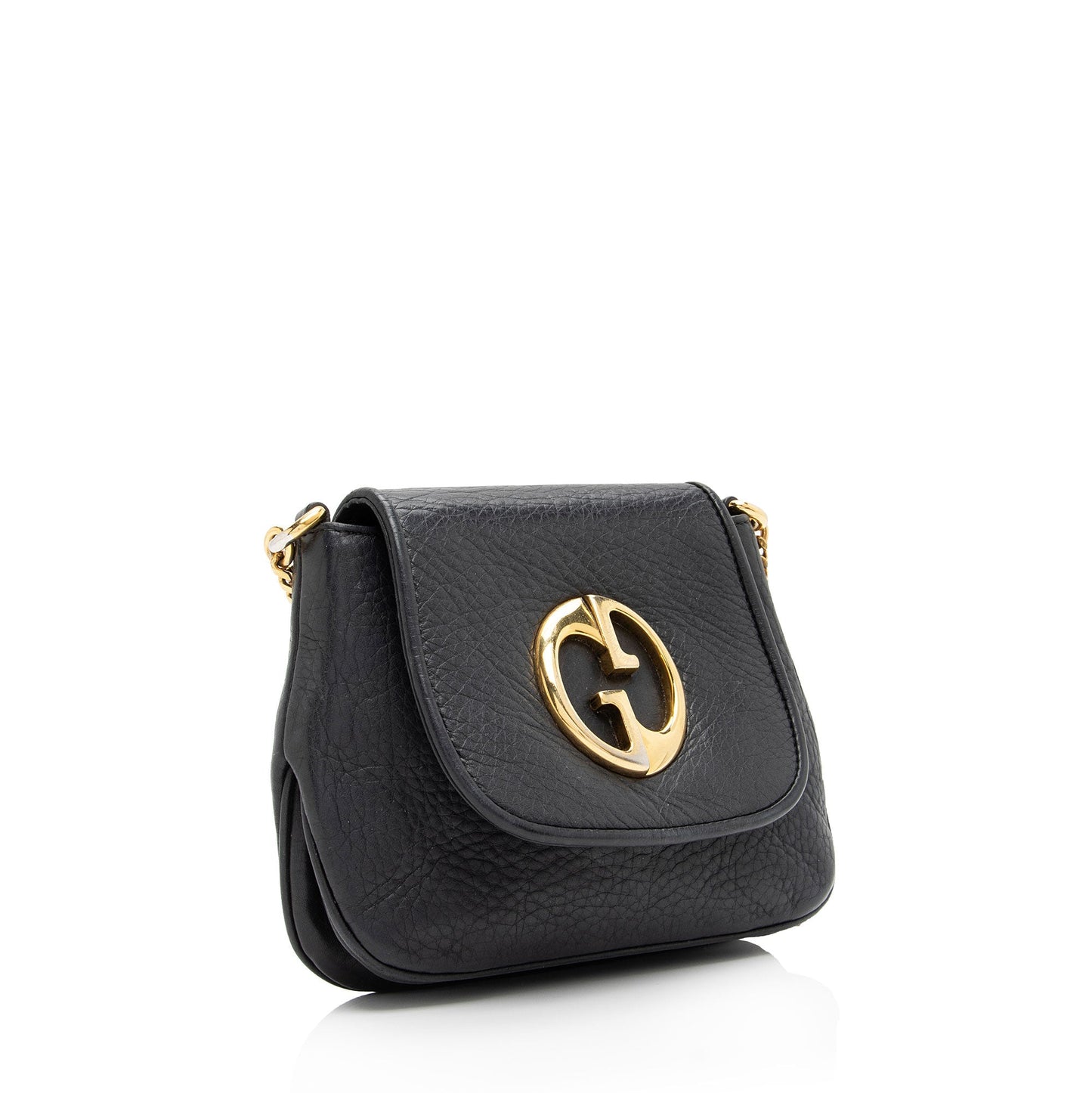 Gucci SHF-gAxB39 Leather Black Small Crossbody Bag