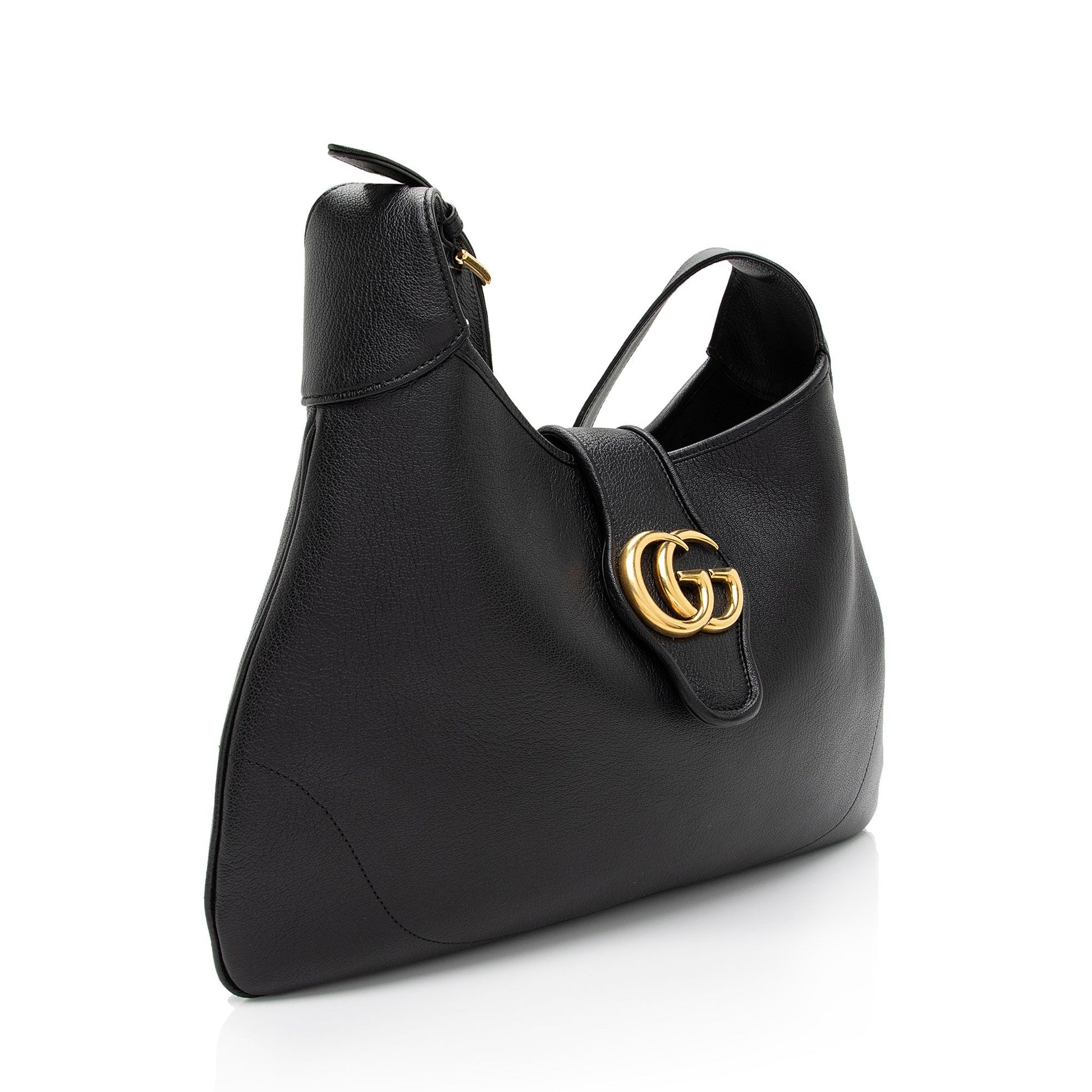 Gucci Aphrodite SHF-yD5Aj9 Leather Black Medium Crossbody Bag