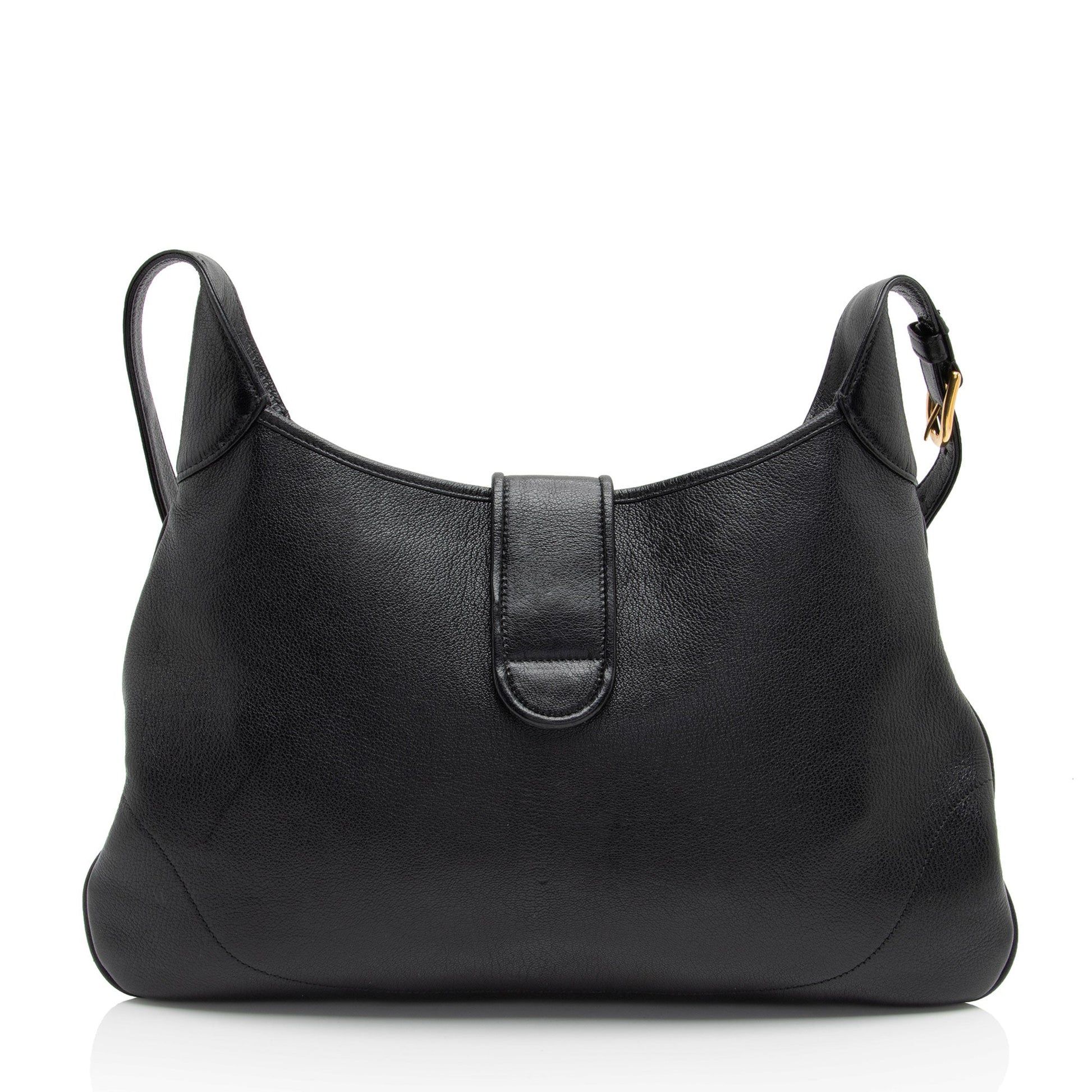 Gucci Aphrodite SHF-YuLy0F Leather Black Medium Crossbody Bag