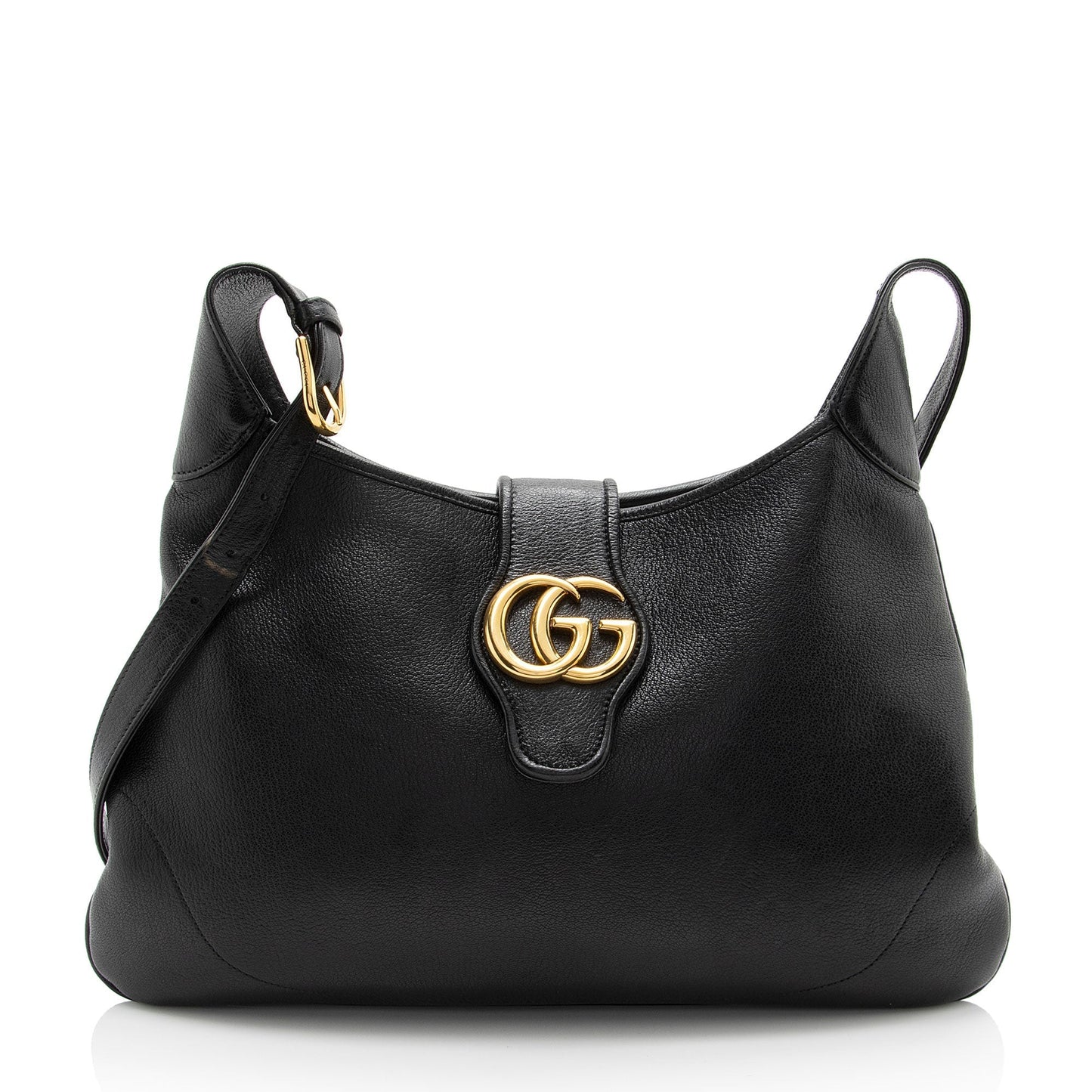 Gucci Aphrodite SHF-YuLy0F Leather Black Medium Crossbody Bag