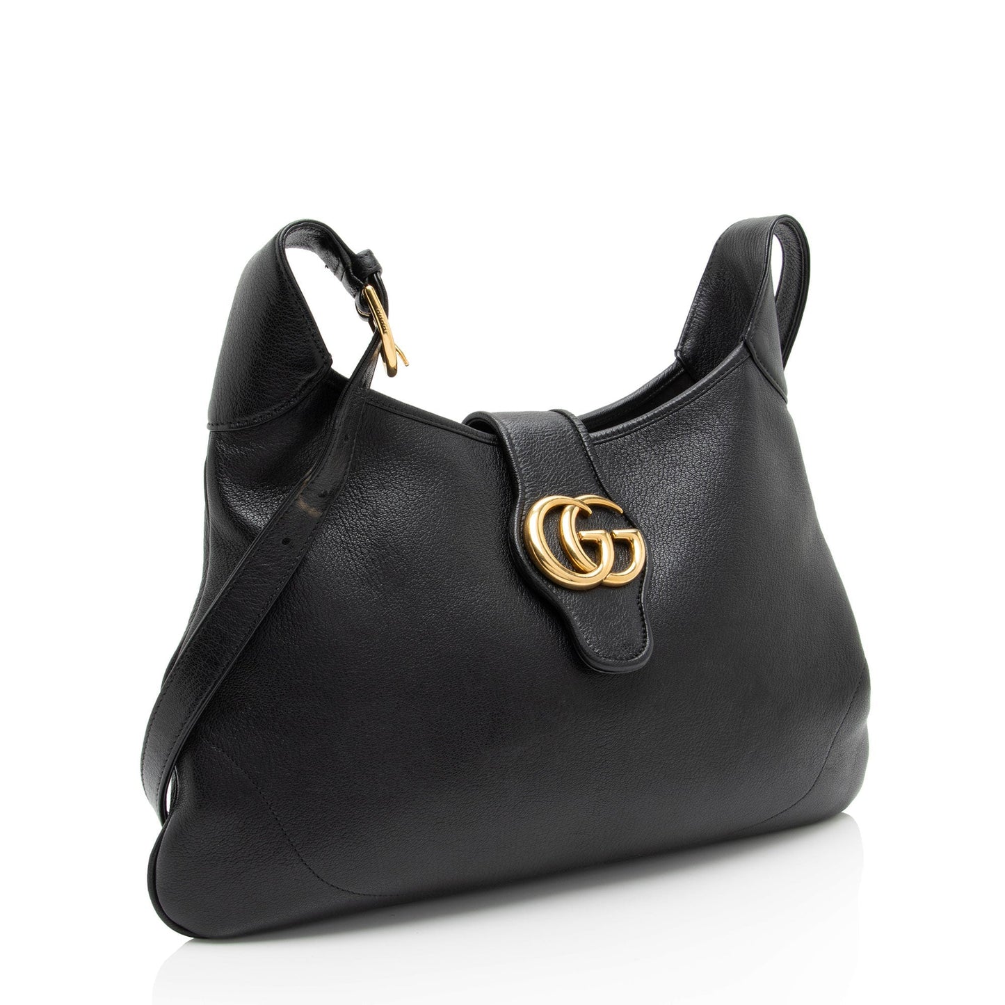 Gucci Aphrodite SHF-YuLy0F Leather Black Medium Crossbody Bag