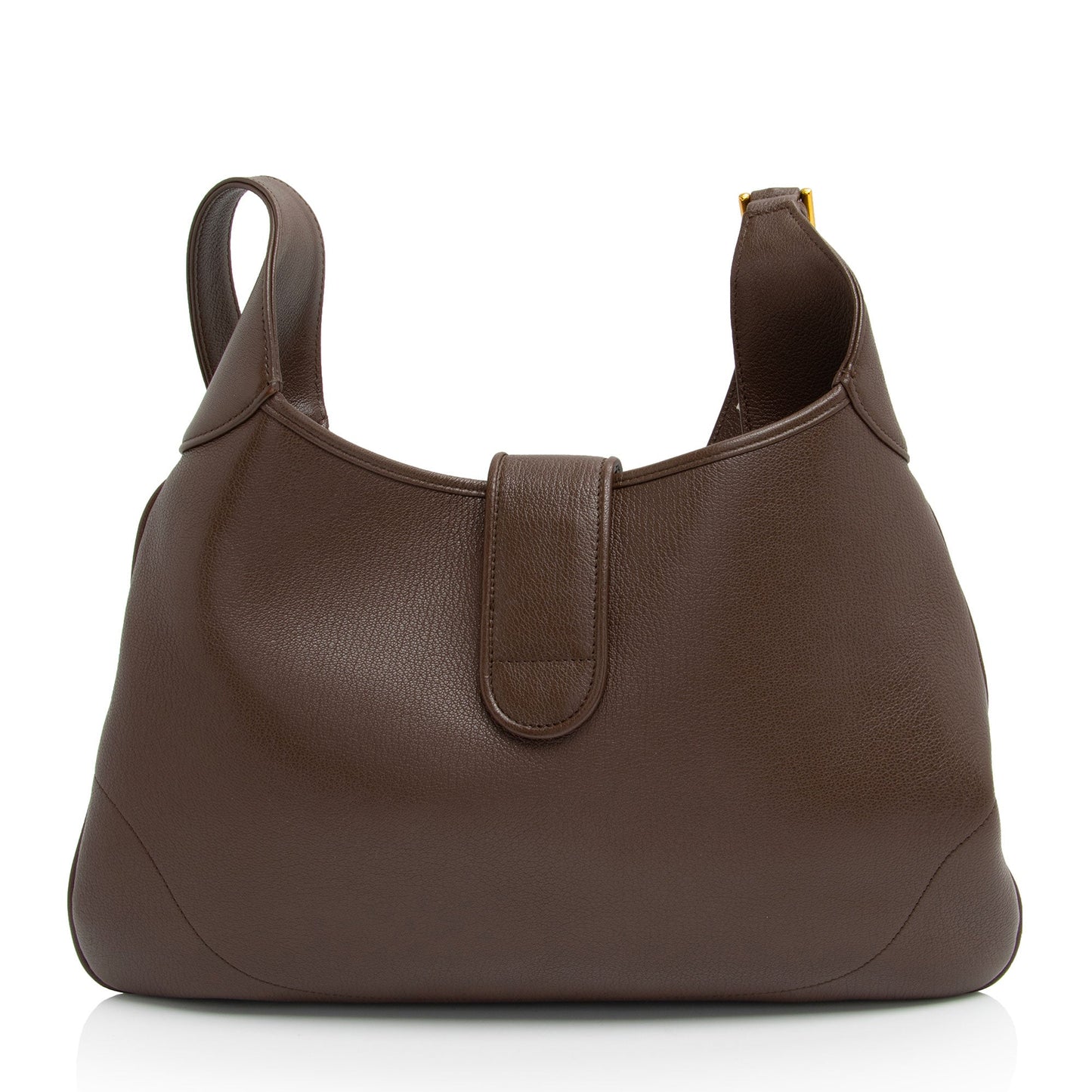 Gucci Aphrodite Leather Brown Medium Crossbody Bag