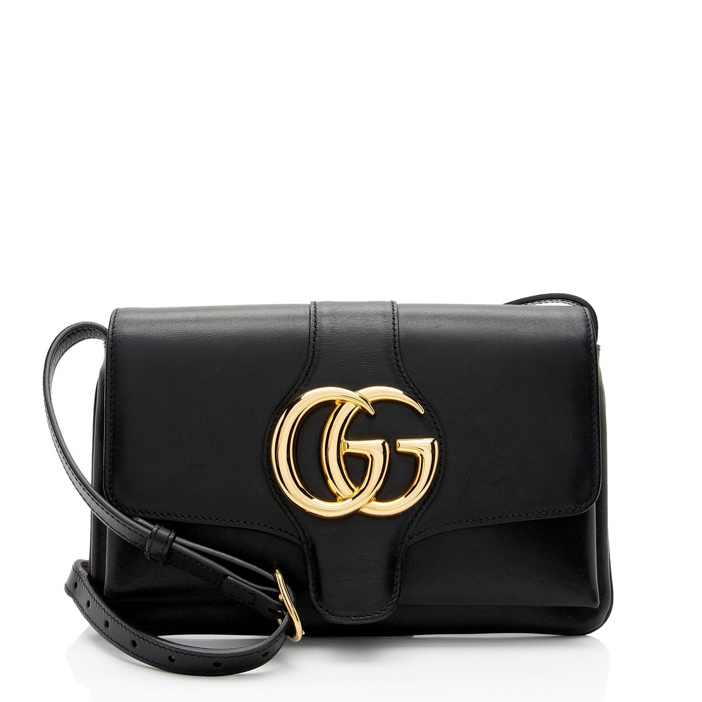Gucci Arli Leather Black Small Crossbody Bag