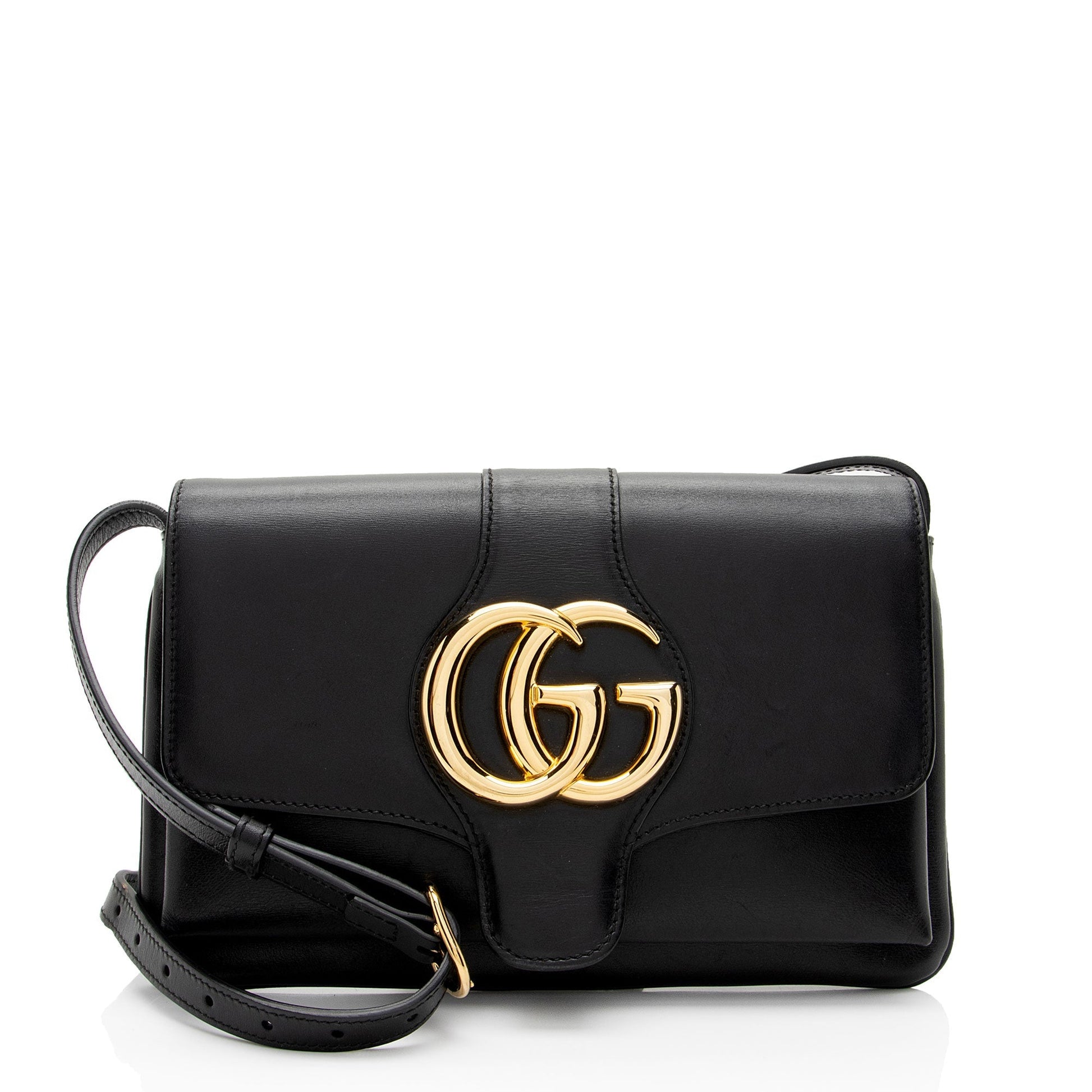 Gucci Arli Leather Black Small Crossbody Bag