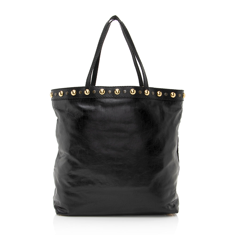 Gucci Babouska SHF Leather Black Large Tote Bag