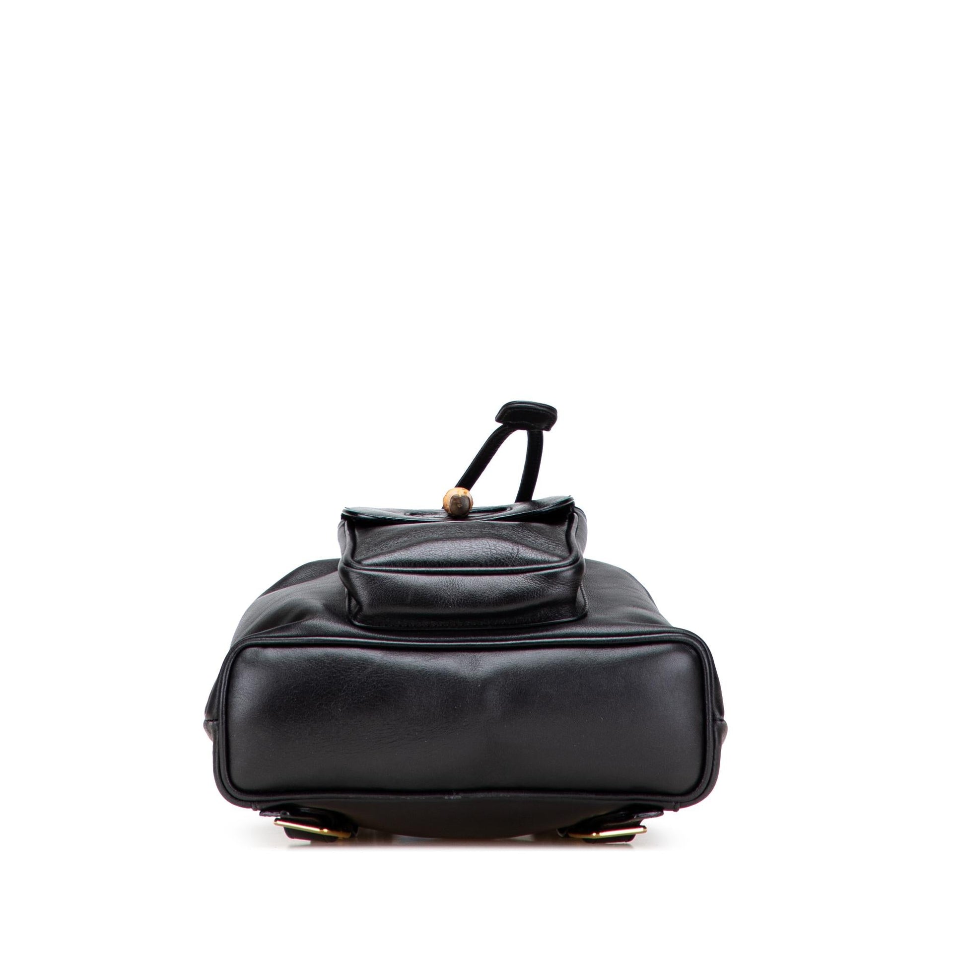 Gucci Bamboo Backpack Leather