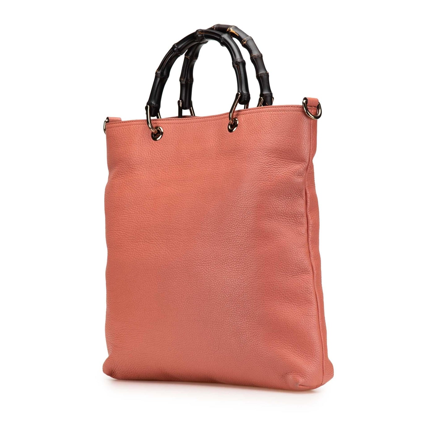 Gucci Bamboo Leather Calf Pink Satchel Bag Satchel 1