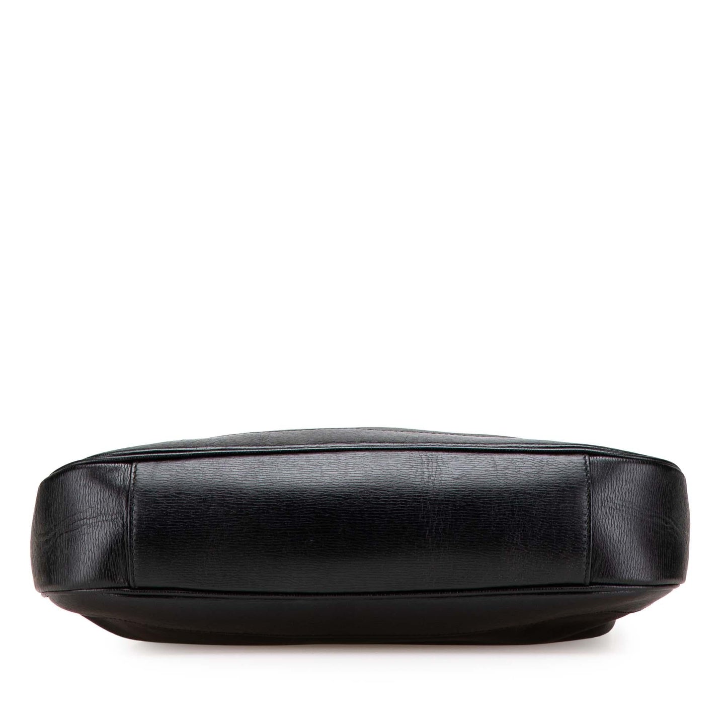 Gucci Bamboo Leather Calf Black Satchel Bag
