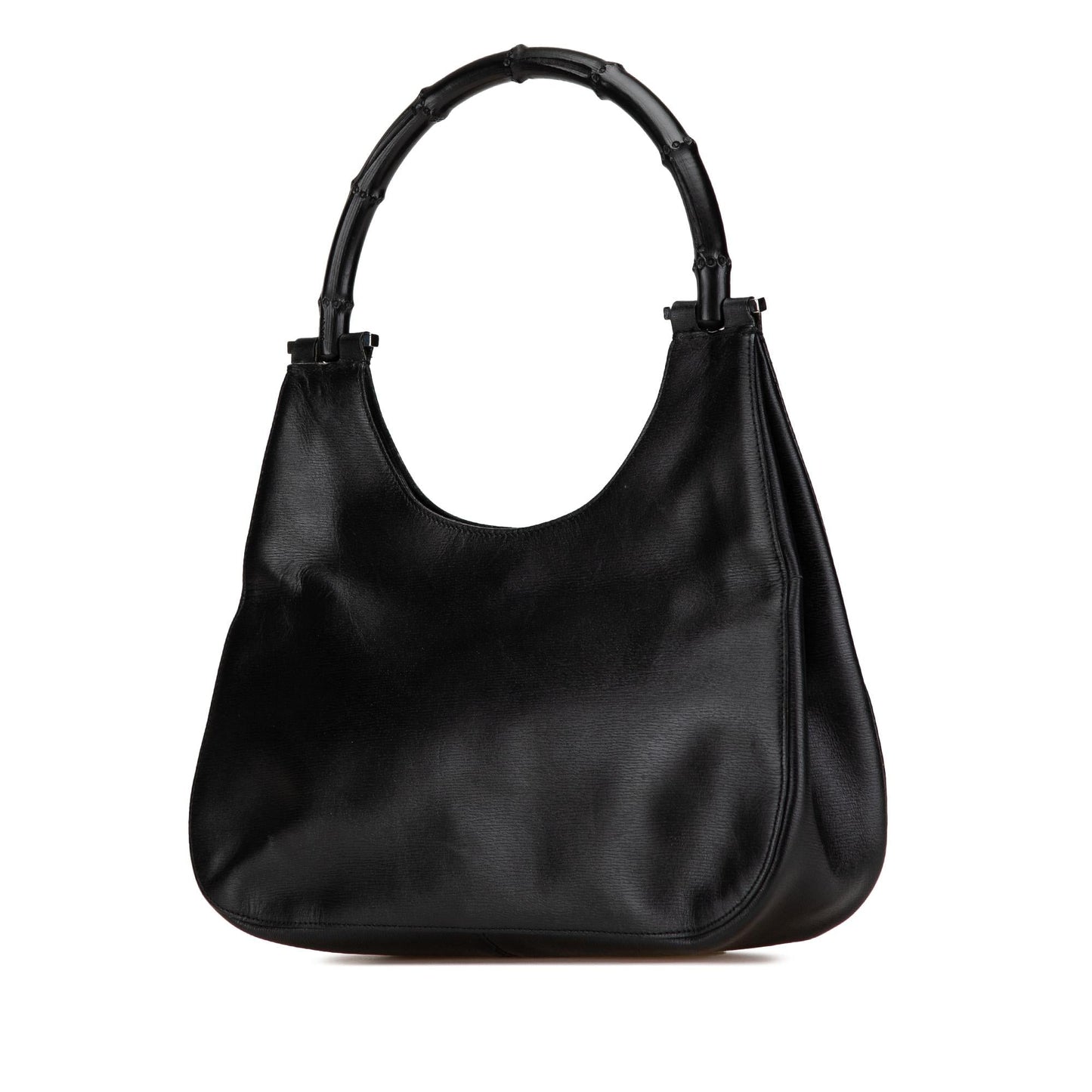 Gucci Bamboo SHG-Y0sM3k Leather Calf Black Shoulder Bag