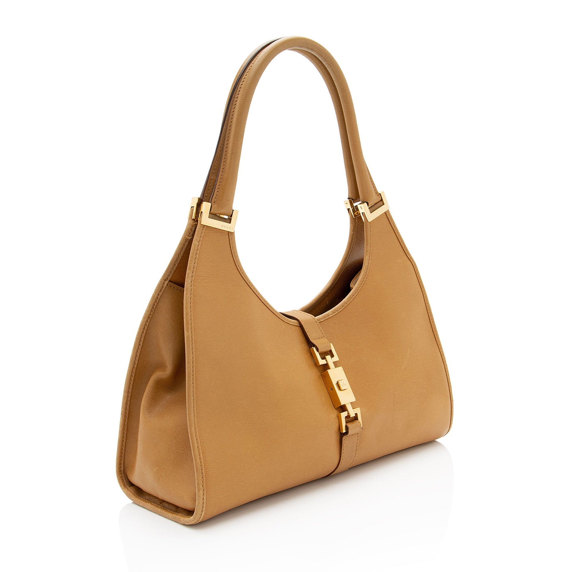 Gucci Bardot SHF-nRwIbo Leather Brown Shoulder Bag
