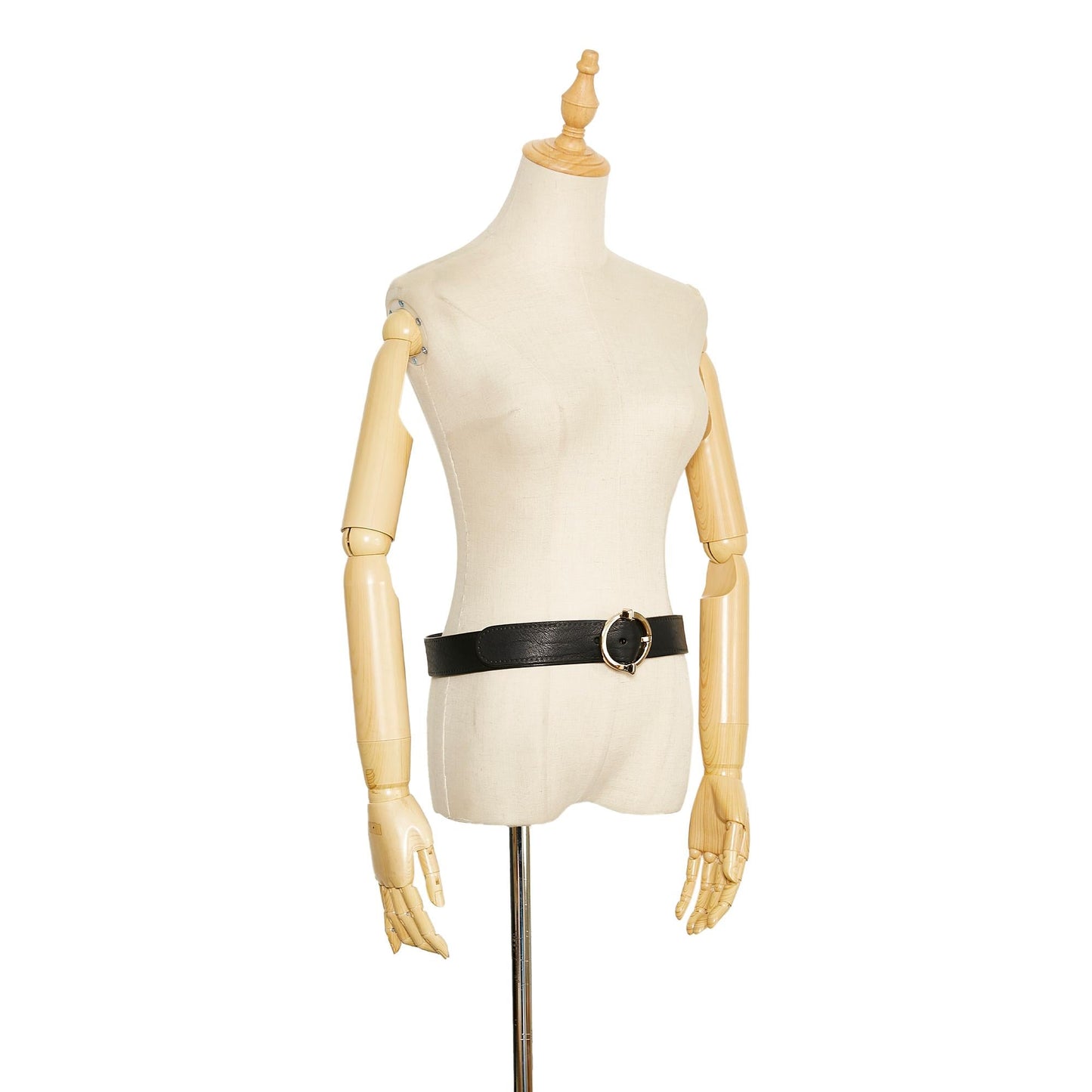 Gucci Belt - 40 100.50 SHG Leather Calf Black Silver Accessory