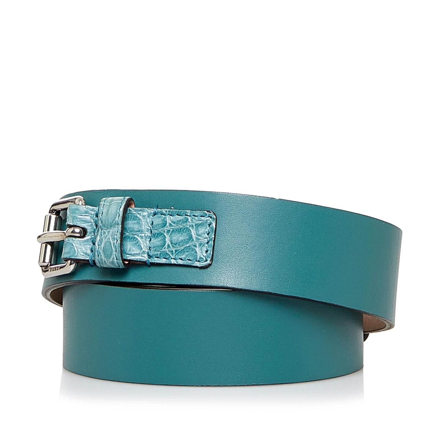 Gucci Belt - 50 128.00 SHG-aue54i Leather Calf Blue Accessory