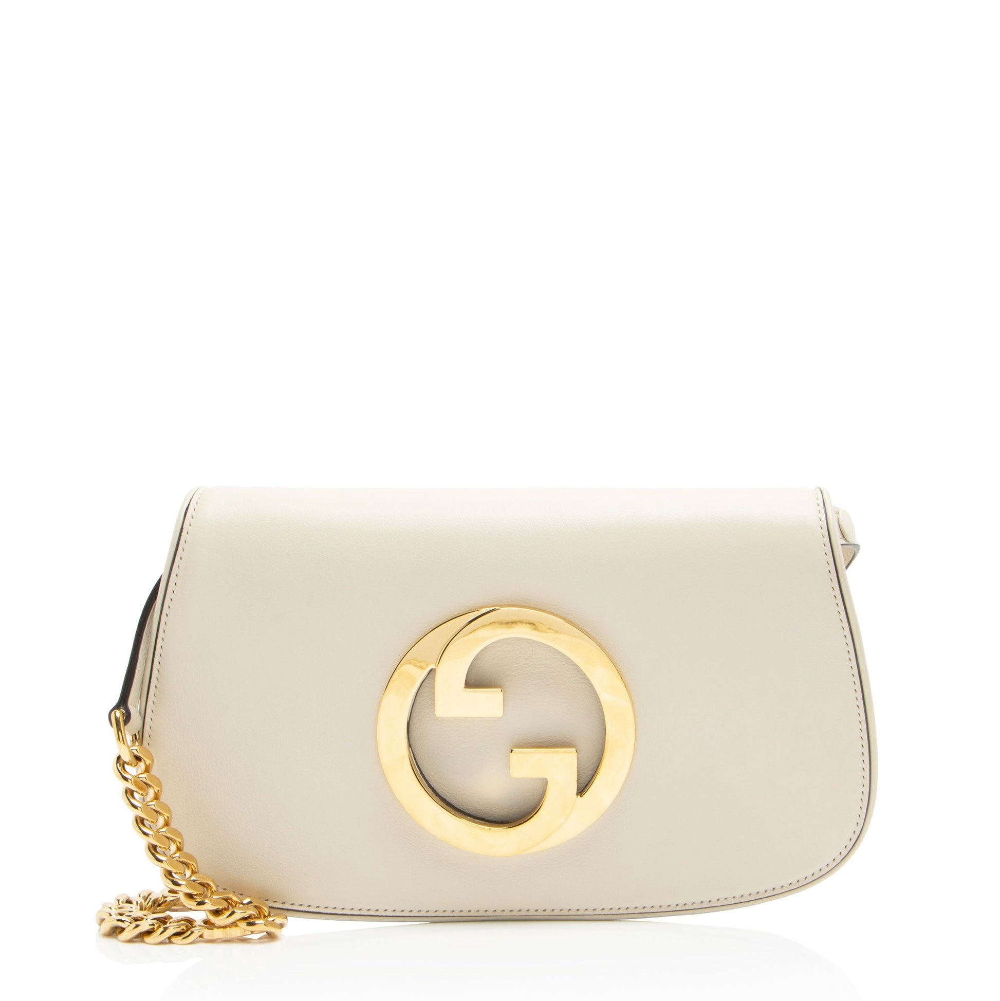 Gucci Blondie Leather White Small Shoulder Bag