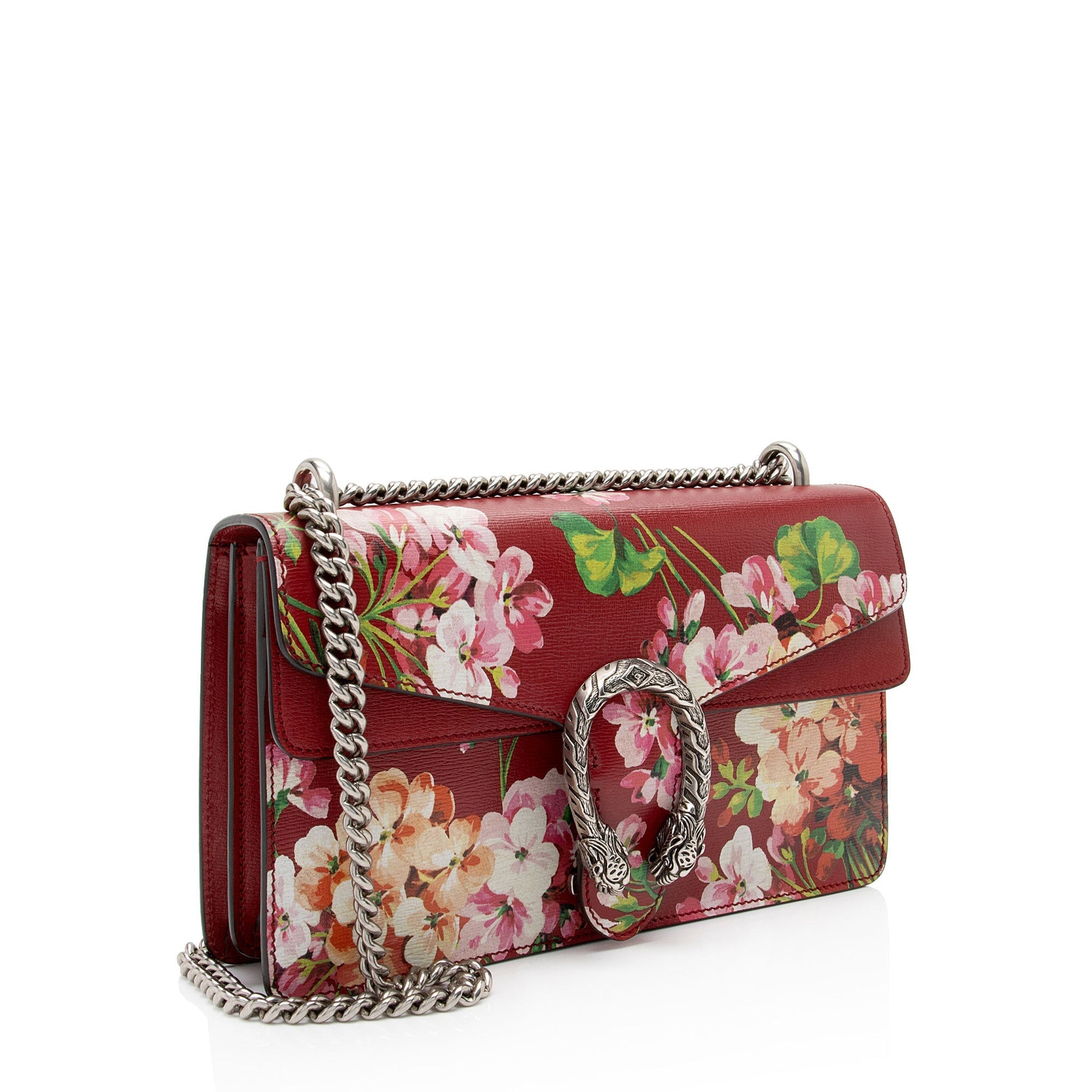 Gucci Blooms Dionysus SHF-cqqsxw Leather Red Small Shoulder Bag