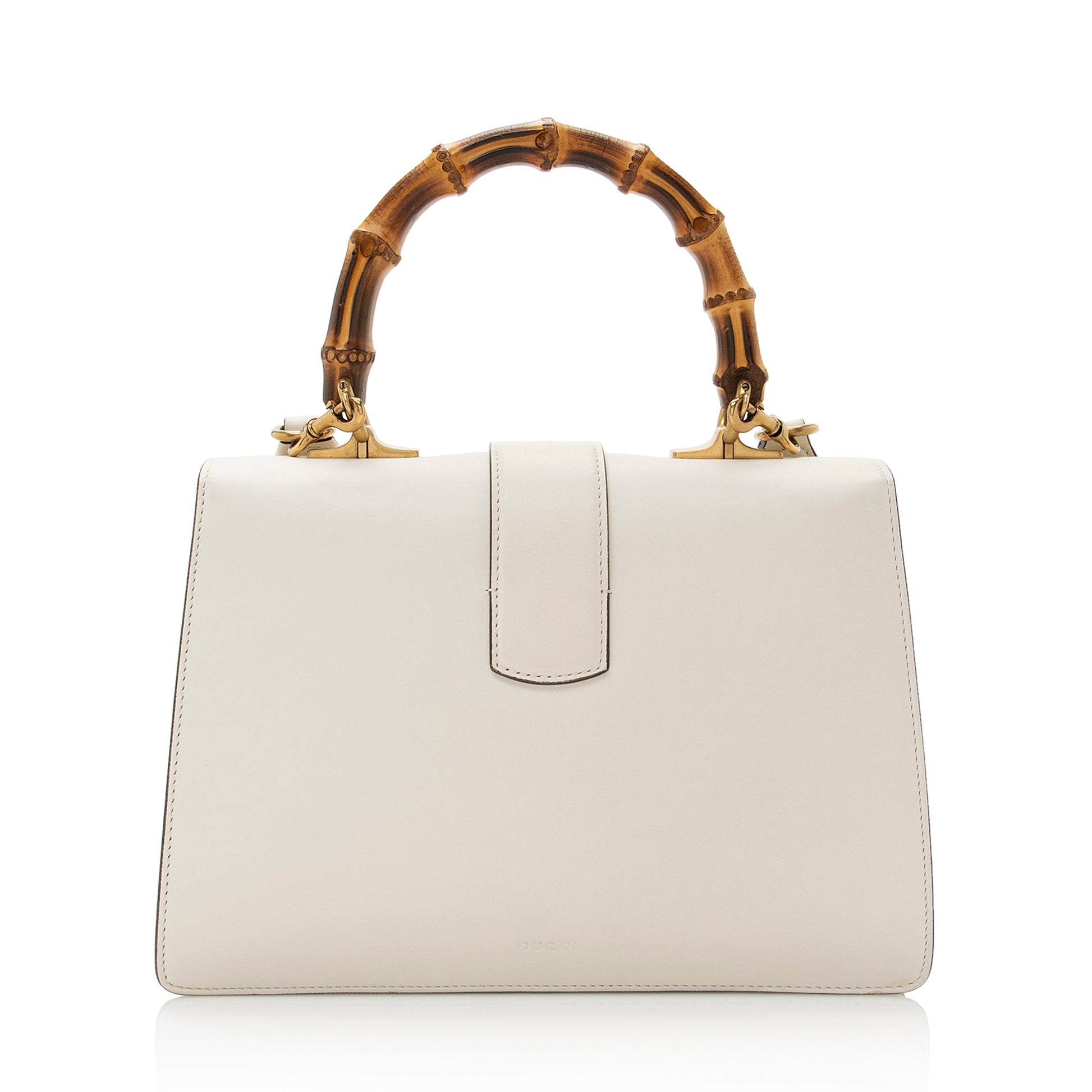 Gucci Borsa Dionysus Top Handle SHF Leather Nylon White Blue Satchel Bag