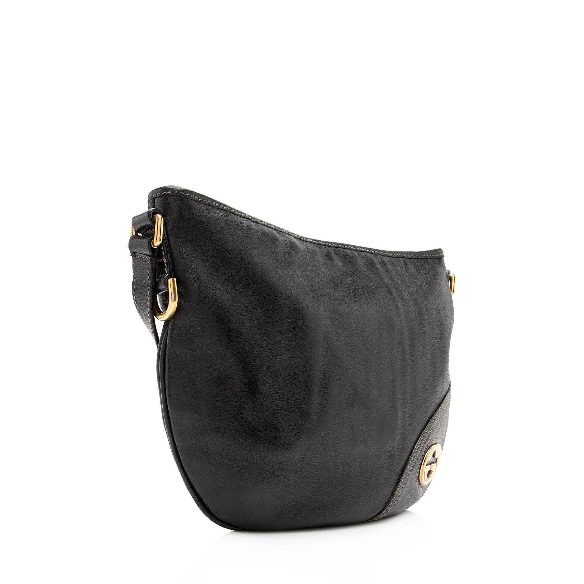 Gucci Britt Messenger SHF Leather Black Shoulder Bag