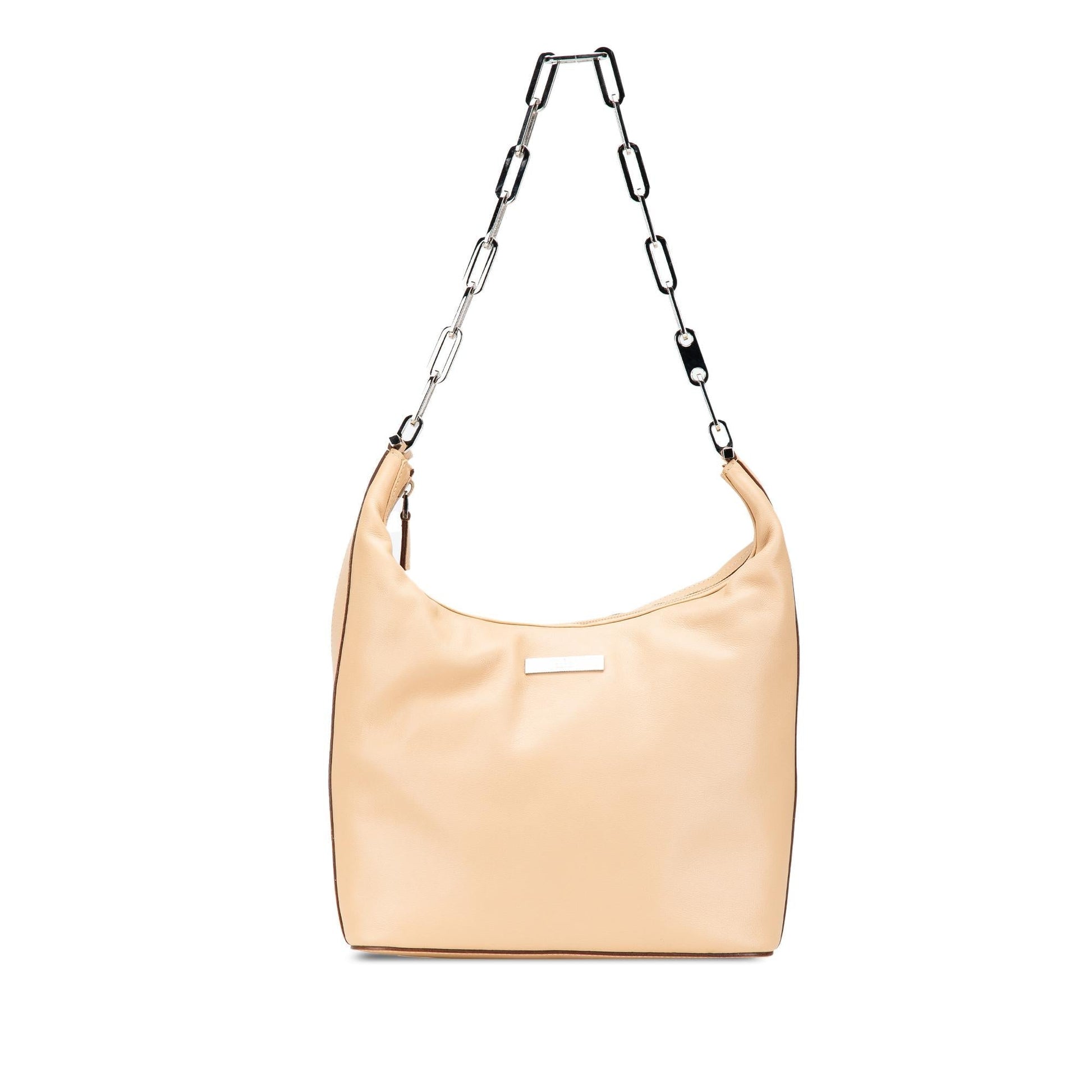 Gucci Leather Chain Calf Brown Shoulder Bag