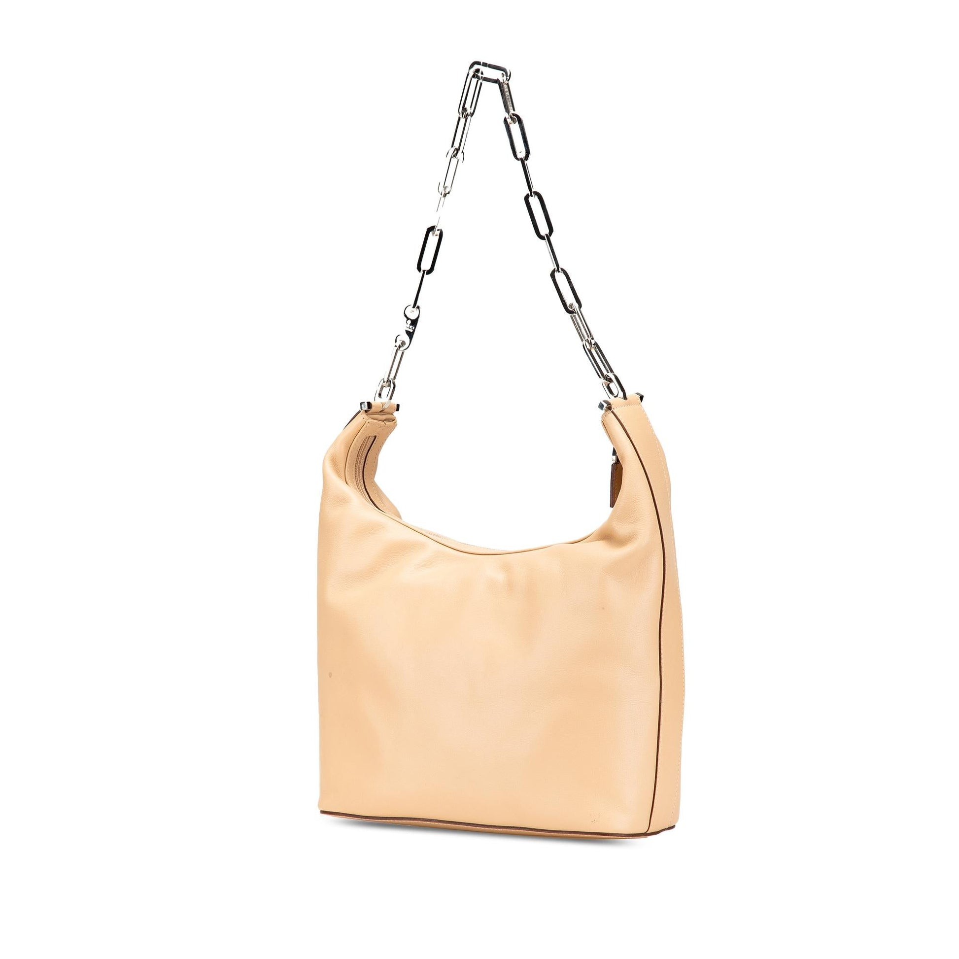 Gucci Leather Chain Calf Brown Shoulder Bag