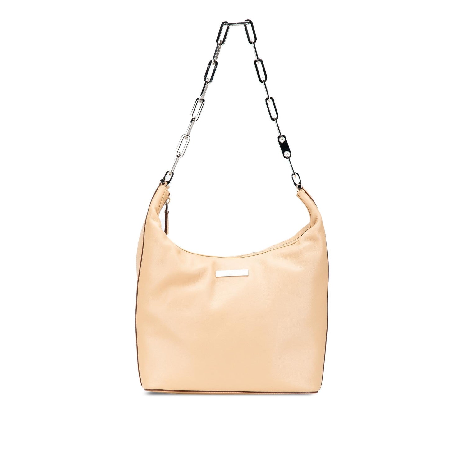 Gucci Leather Chain 1 Calf Brown Shoulder Bag